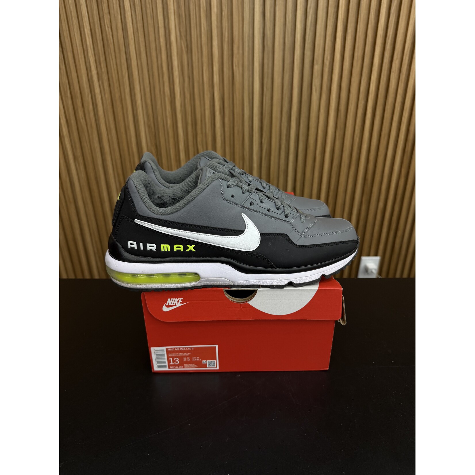 Nike Nike Air Max LTD 3 Smoke Grey Black Size 13, PREOWNED