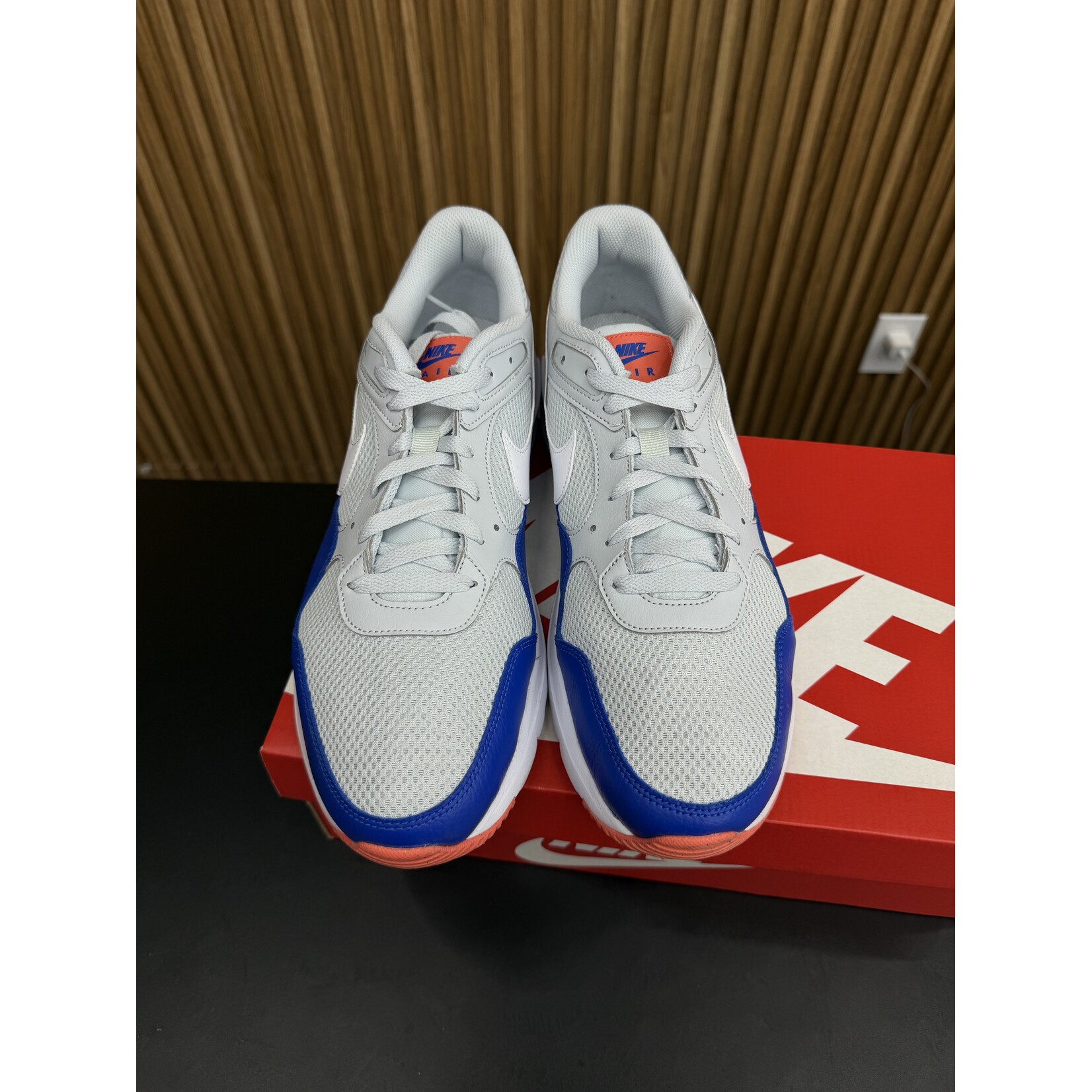 Nike Nike Air Max SC Pure Platinum White Racer Blue Size 13, PREOWNED