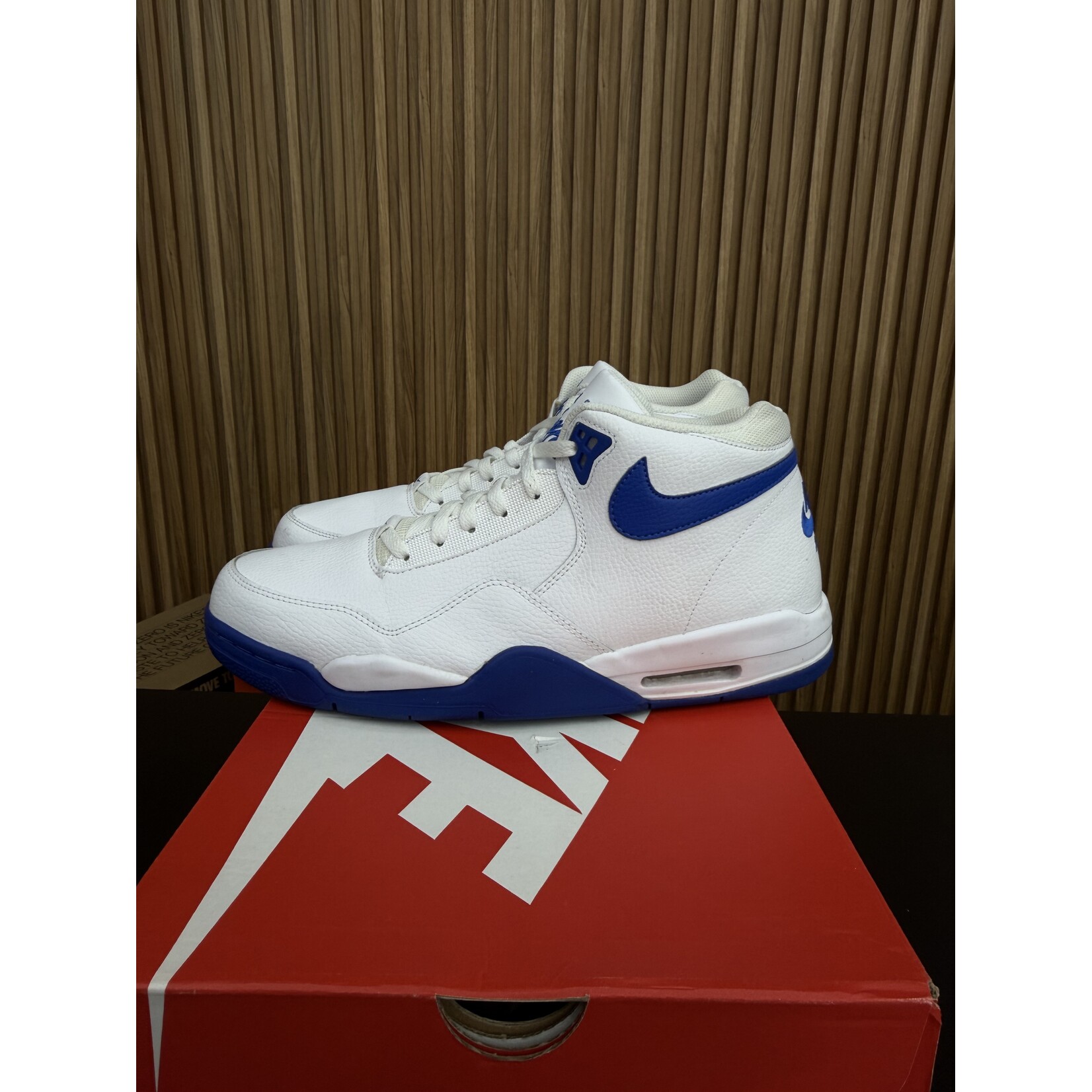 Nike Nike Flight Legacy White Game Royal Size 13, PREOWNED