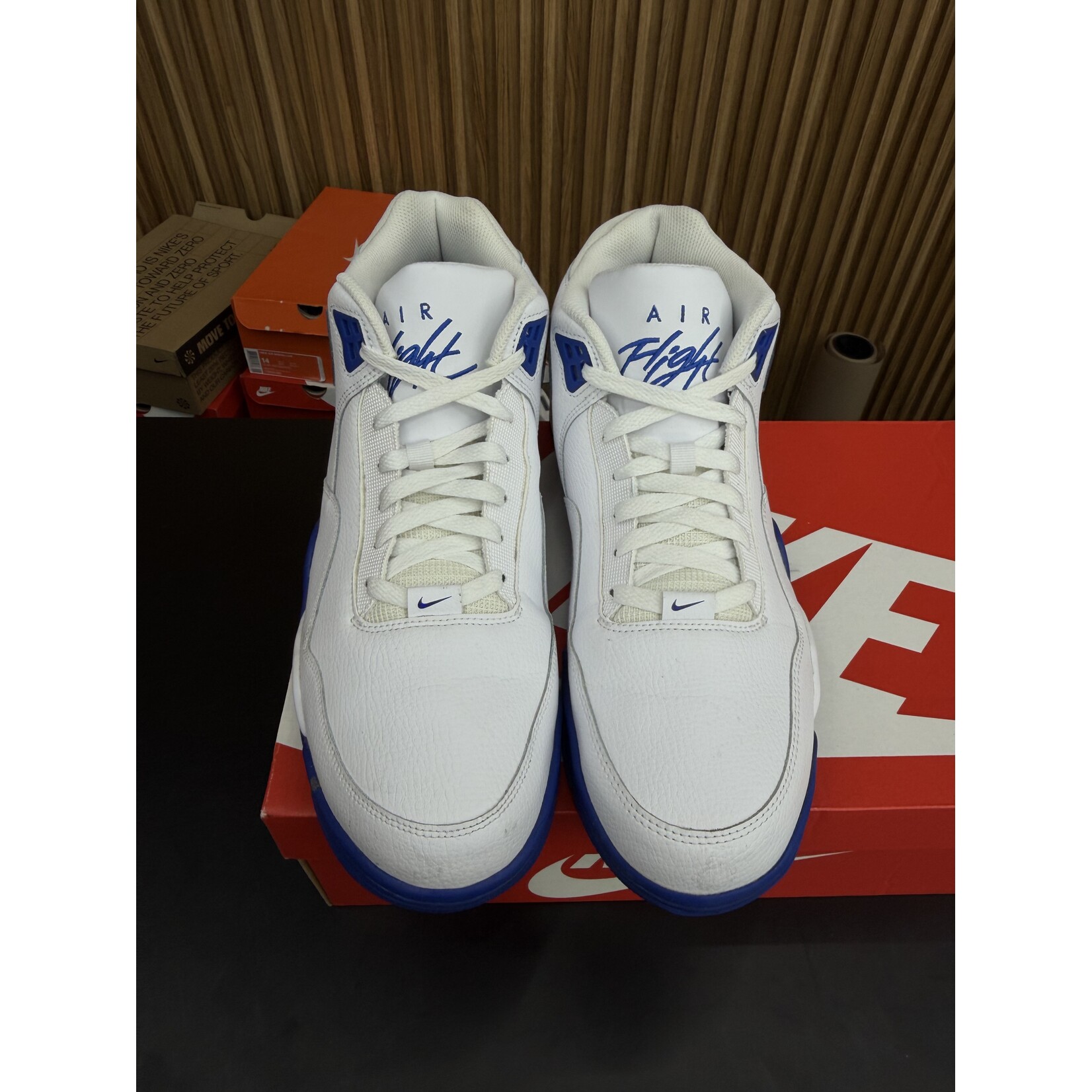 Nike Nike Flight Legacy White Game Royal Size 13, PREOWNED
