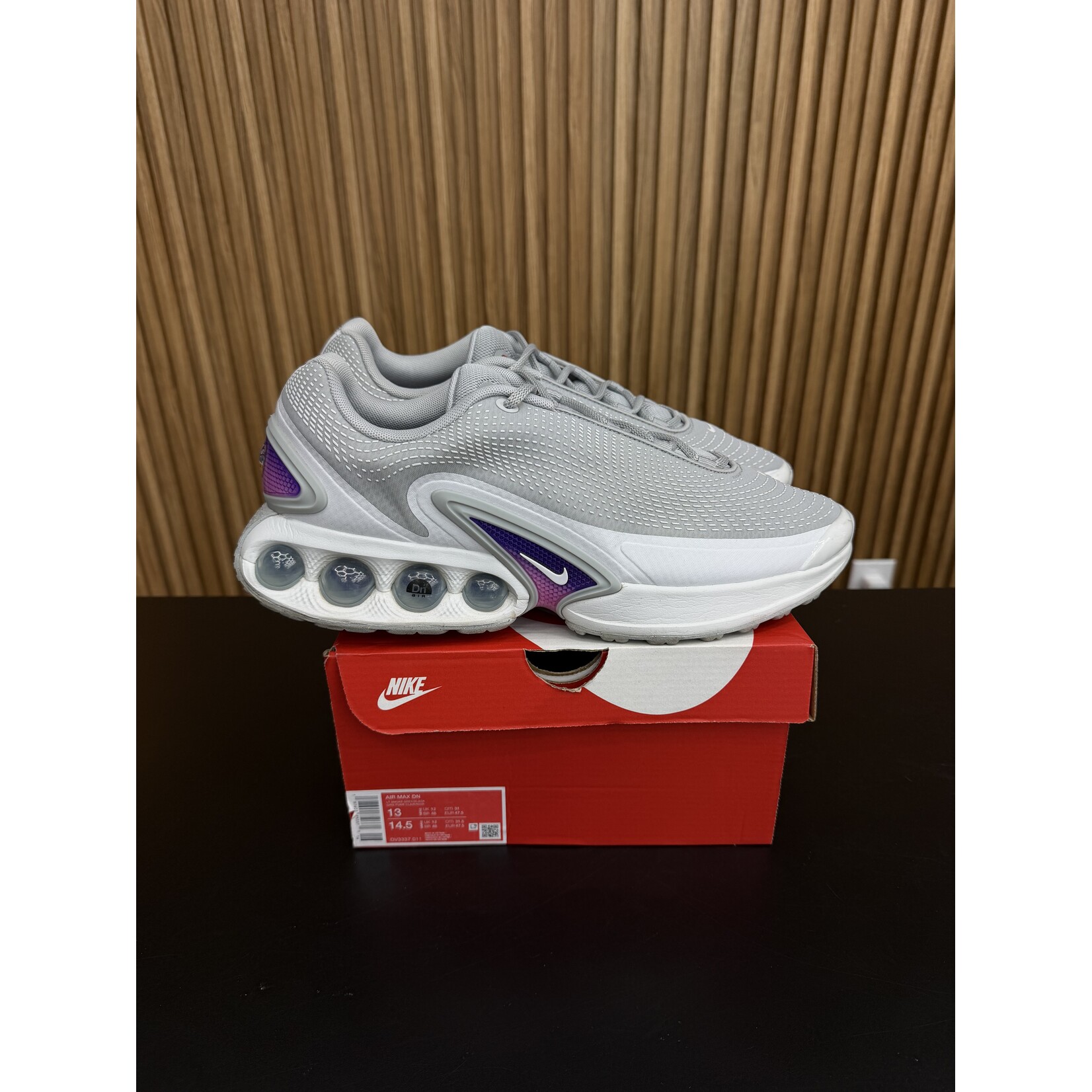 Nike Nike Air Max Dn Light Smoke Grey Persian Violet Size 13, PREOWNED