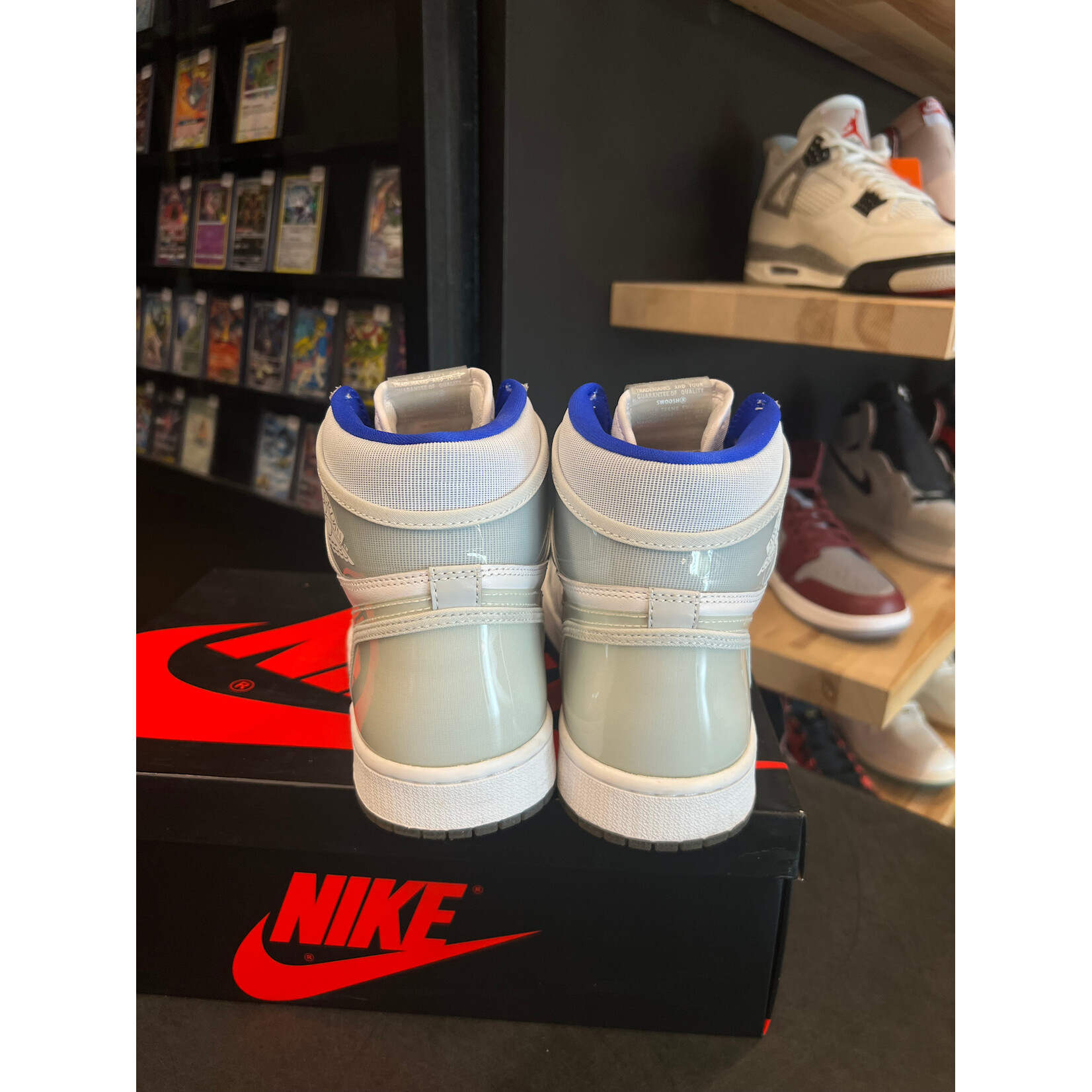 Jordan Jordan 1 Retro High Zoom White Racer Blue Size 9.5, PREOWNED