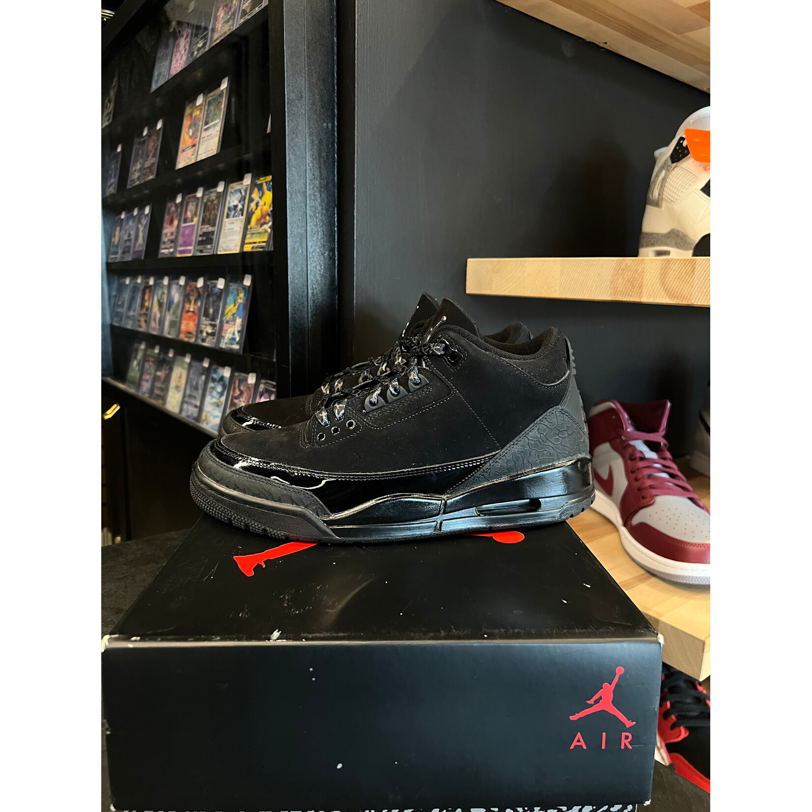 Jordan Jordan 3 Retro Black Cat (2025) Size 8.5, PREOWNED