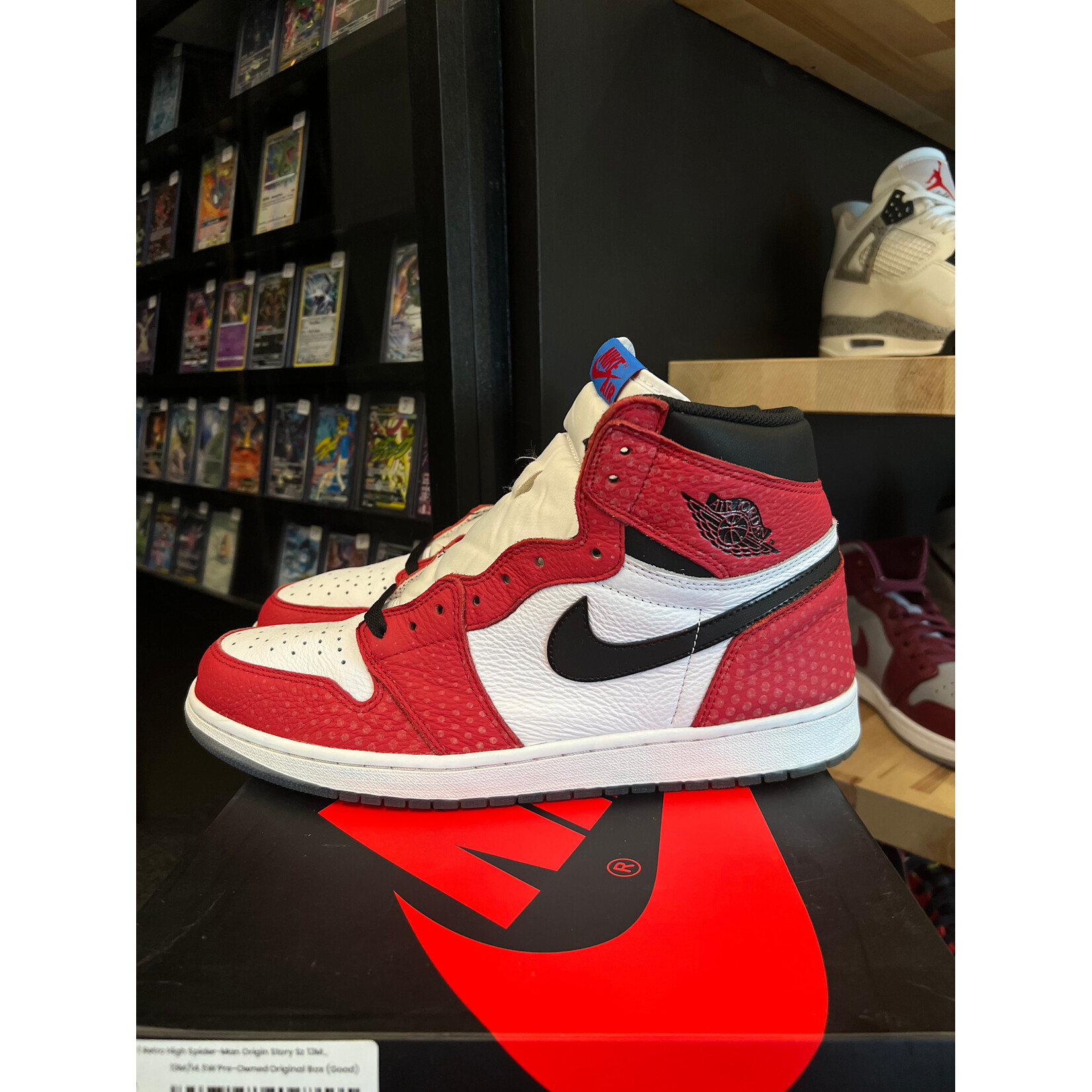 Jordan Jordan 1 Retro High Spider-Man Origin Story Size 13, PREOWNED*