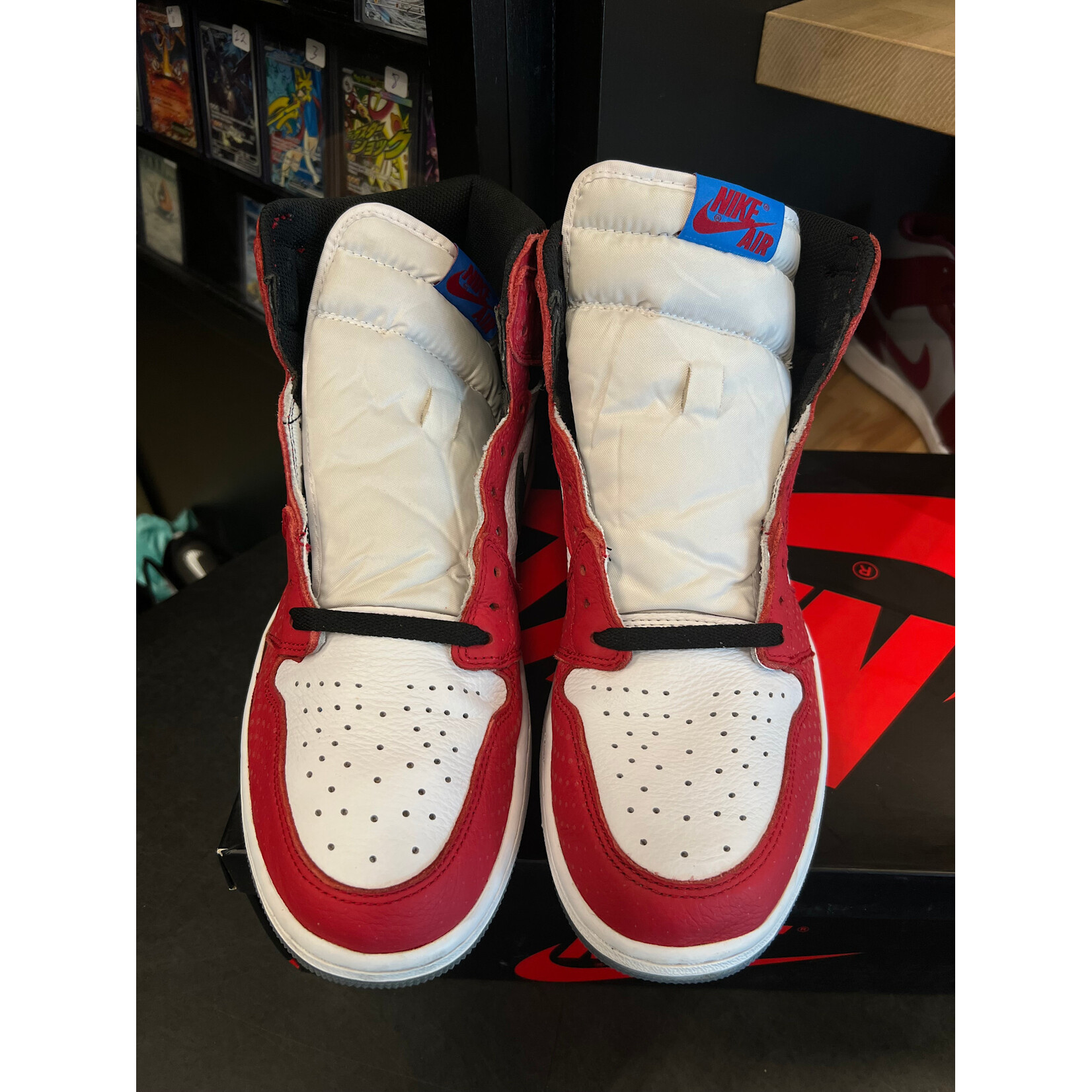 Jordan Jordan 1 Retro High Spider-Man Origin Story Size 13, PREOWNED*