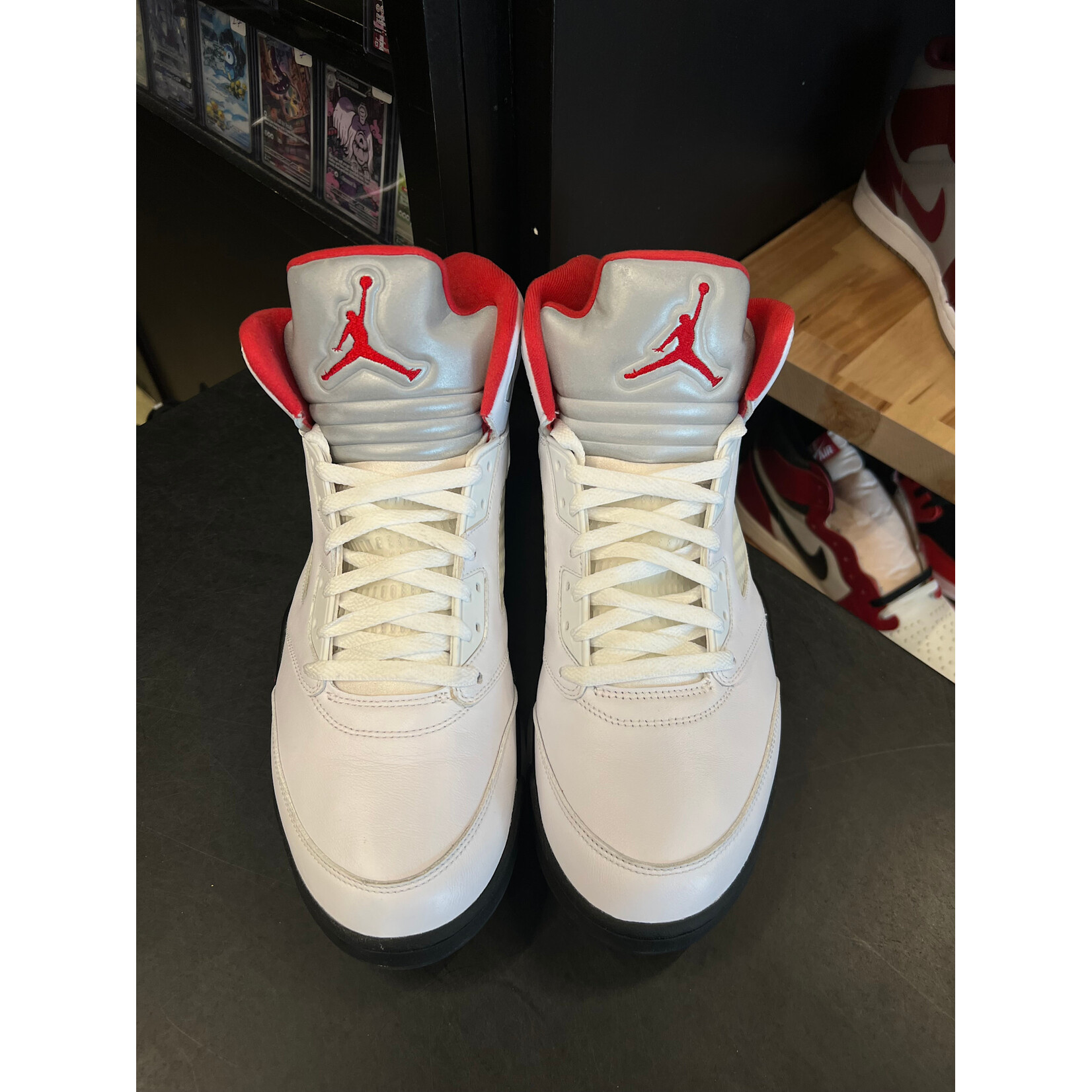Jordan Jordan 5 Retro Fire Red Silver Tongue (2020) Size 14, PREOWNED