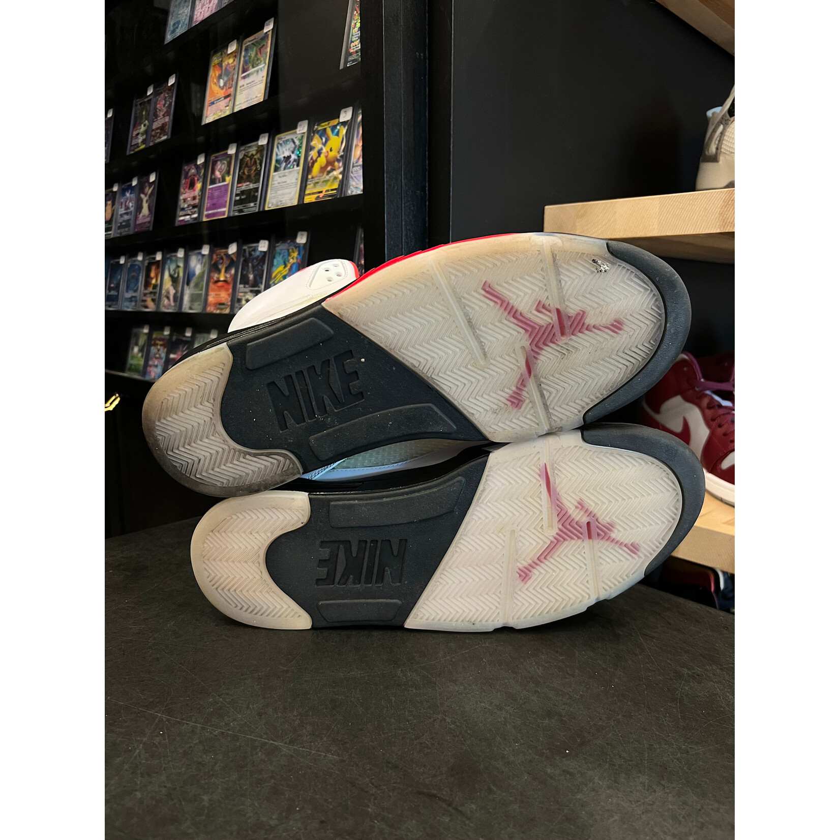 Jordan Jordan 5 Retro Fire Red Silver Tongue (2020) Size 14, PREOWNED