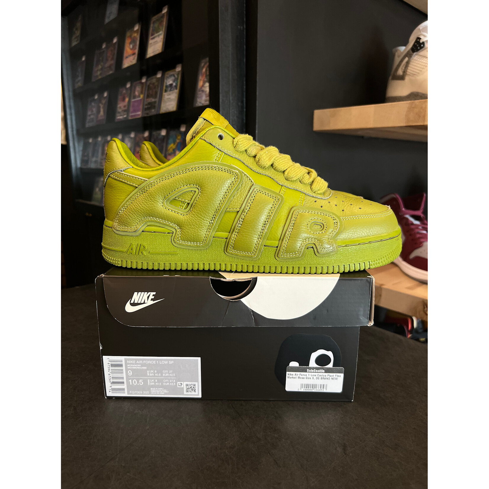 Nike Nike Air Force 1 Low Cactus Plant Flea Market Moss Size 9, PREOWNED*