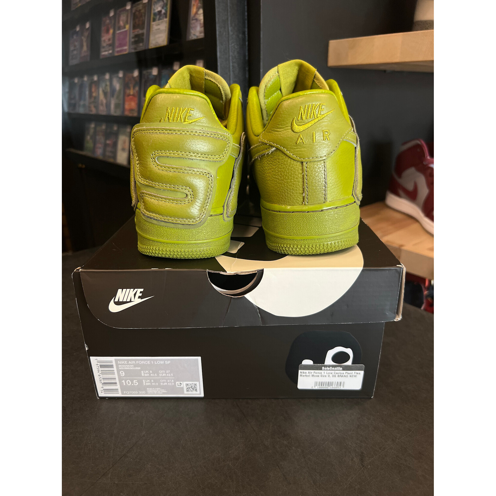 Nike Nike Air Force 1 Low Cactus Plant Flea Market Moss Size 9, PREOWNED*