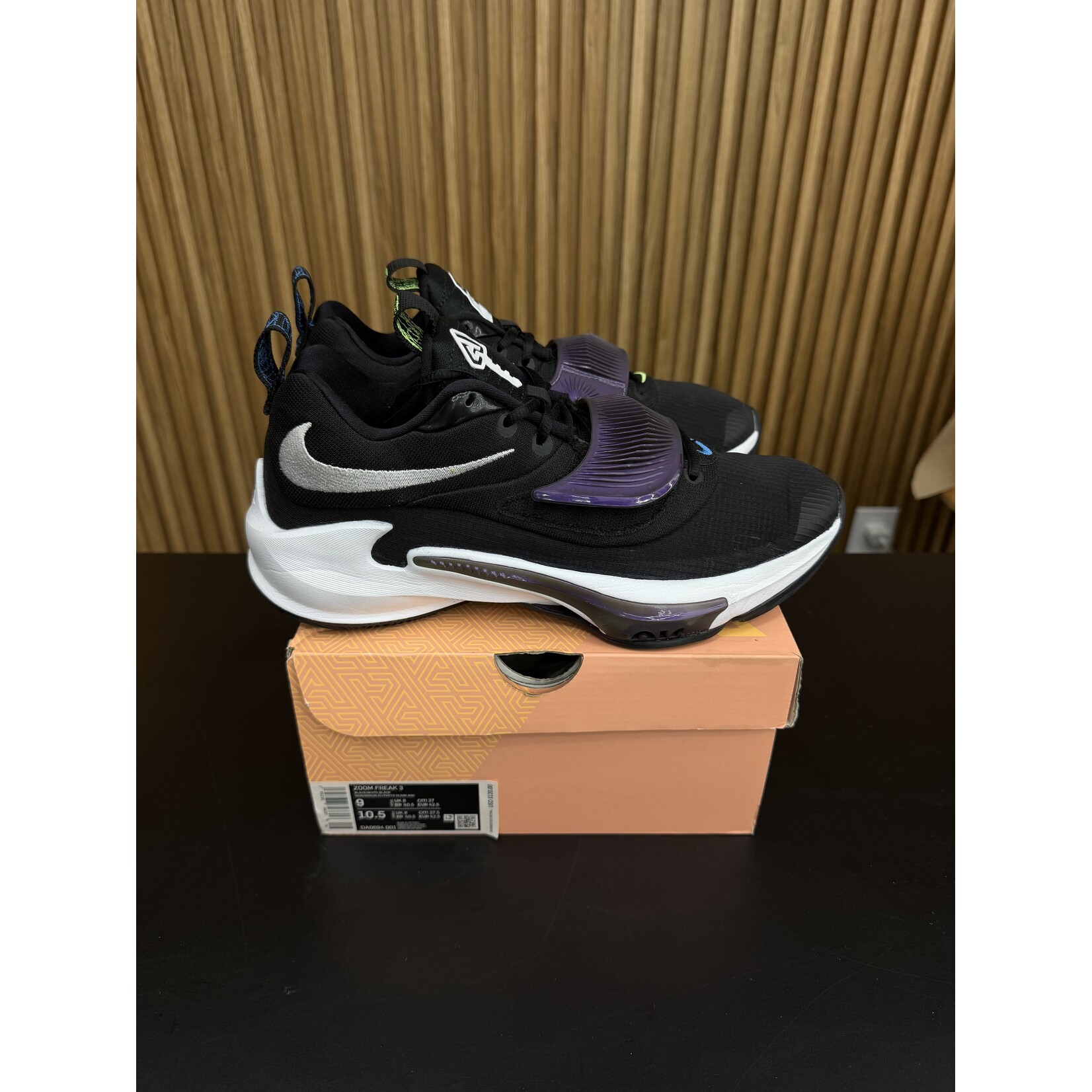 Jordan Nike Zoom Freak 3 Project 34 Size 9, PREOWNED