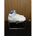 Nike Jordan 5 Retro White Stealth (2021) Size 9, PREOWNED