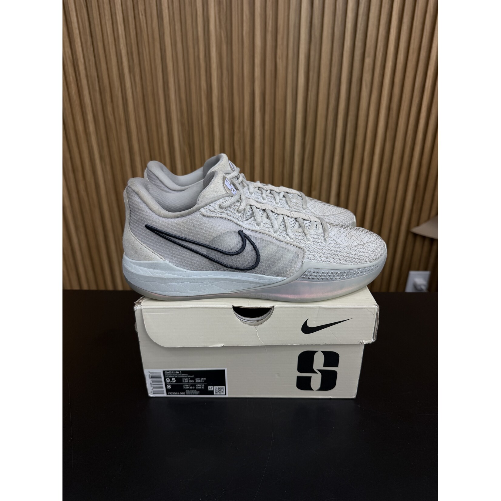 Jordan Nike Sabrina 1 Ionic Photon Dust (Women's) Size 9.5W, PREOWNED