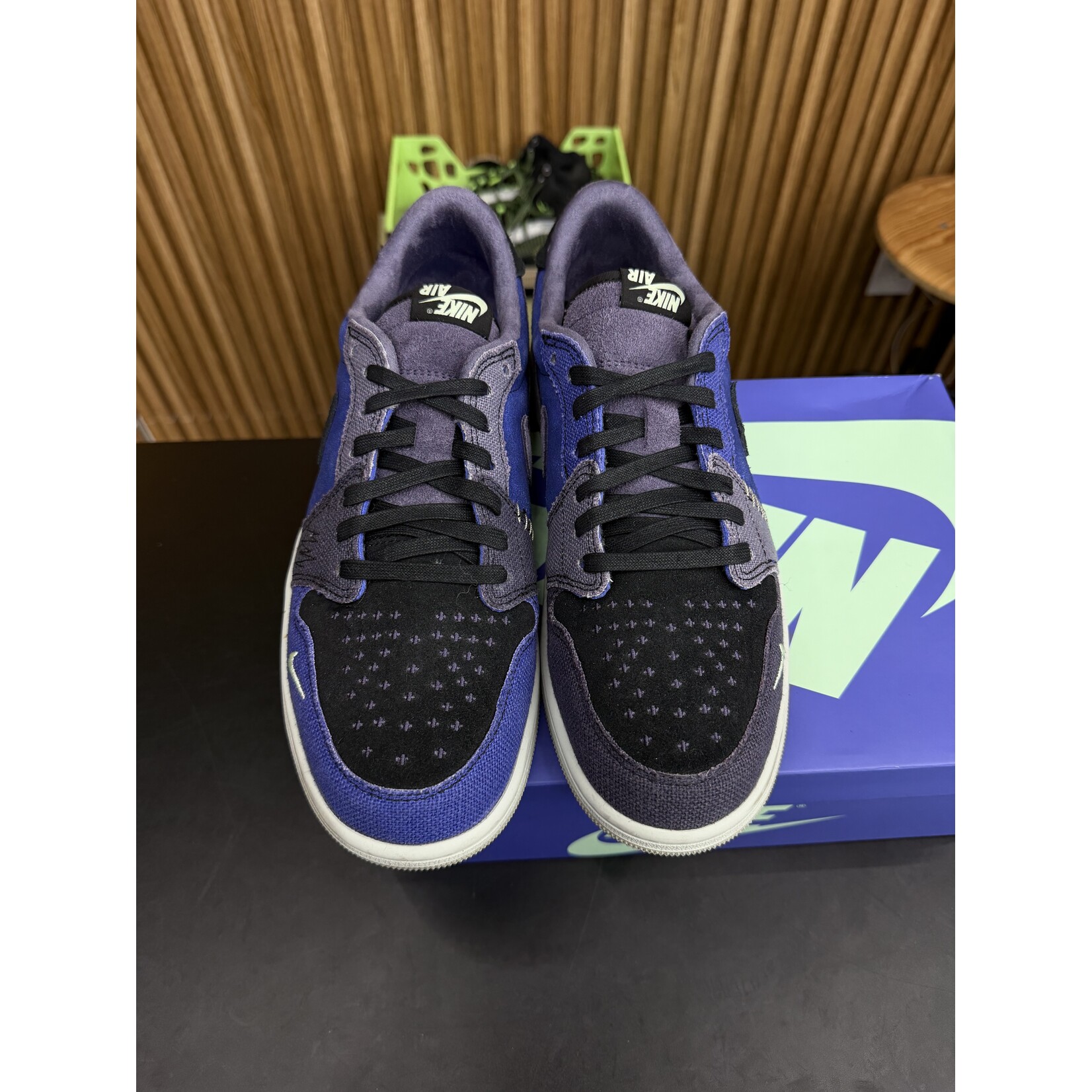 Jordan Jordan 1 Retro Low OG Zion Williamson Voodoo Alternate Size 10.5, PREOWNED*