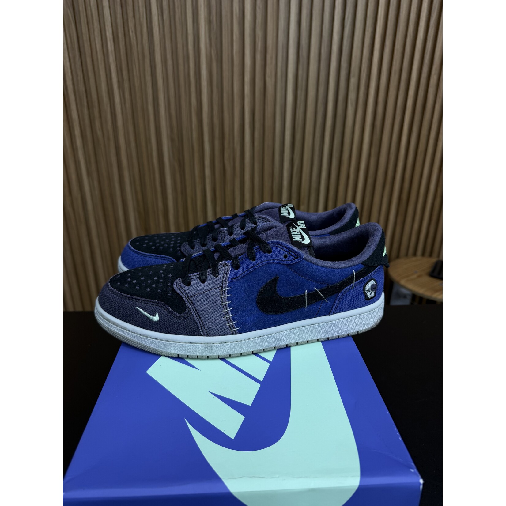 Jordan Jordan 1 Retro Low OG Zion Williamson Voodoo Alternate Size 10.5, PREOWNED*