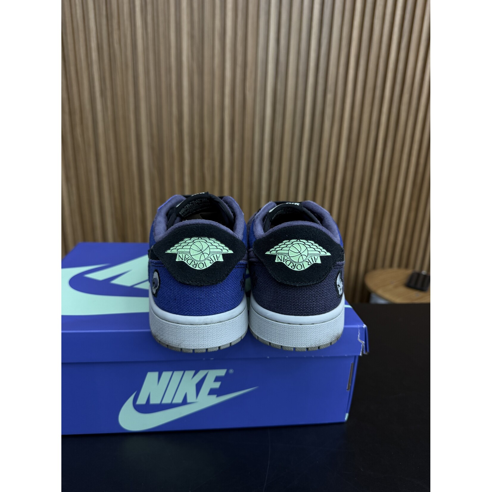 Jordan Jordan 1 Retro Low OG Zion Williamson Voodoo Alternate Size 10.5, PREOWNED*