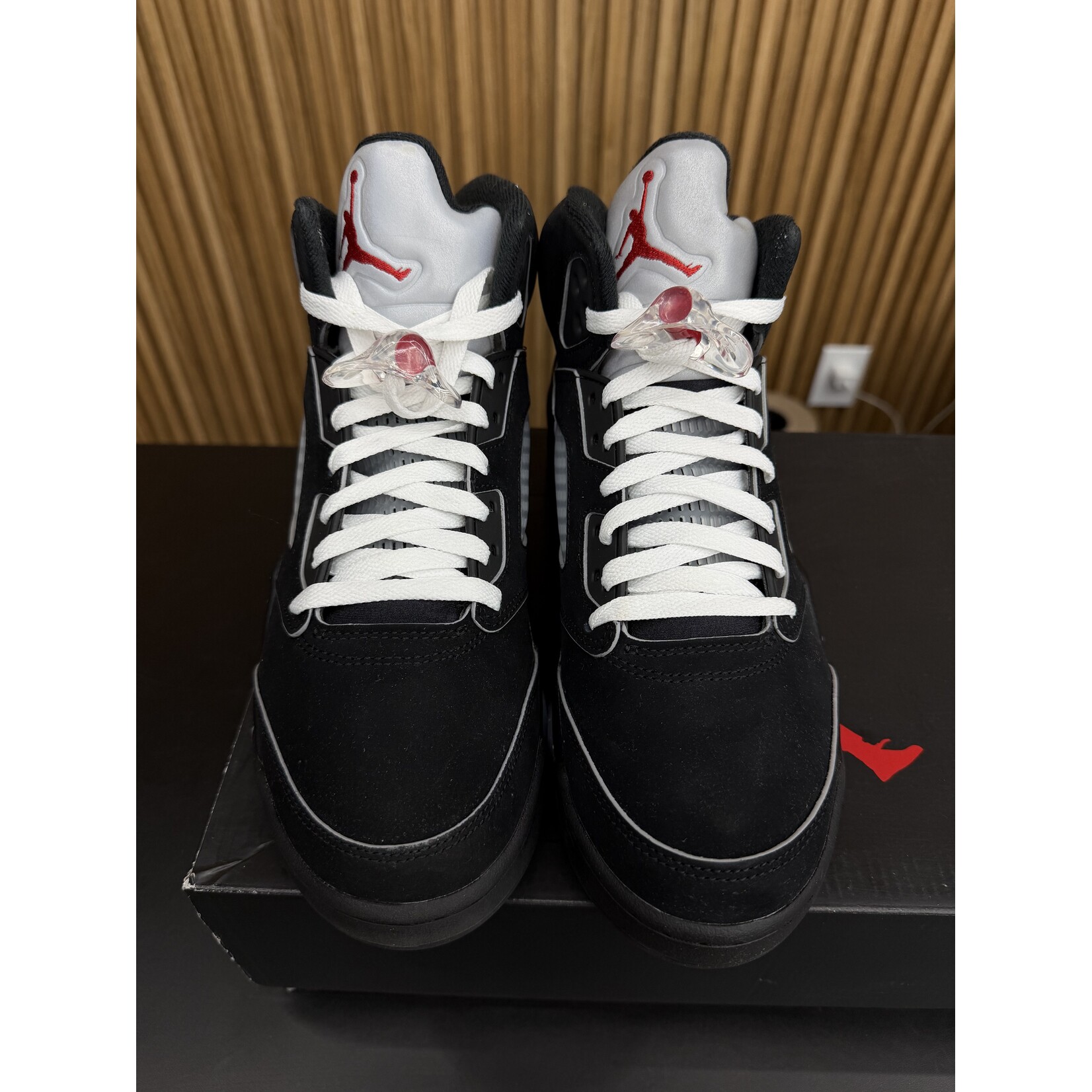 Jordan Jordan 5 Retro OG Black Metallic Reimagined Size 9, PREOWNED*