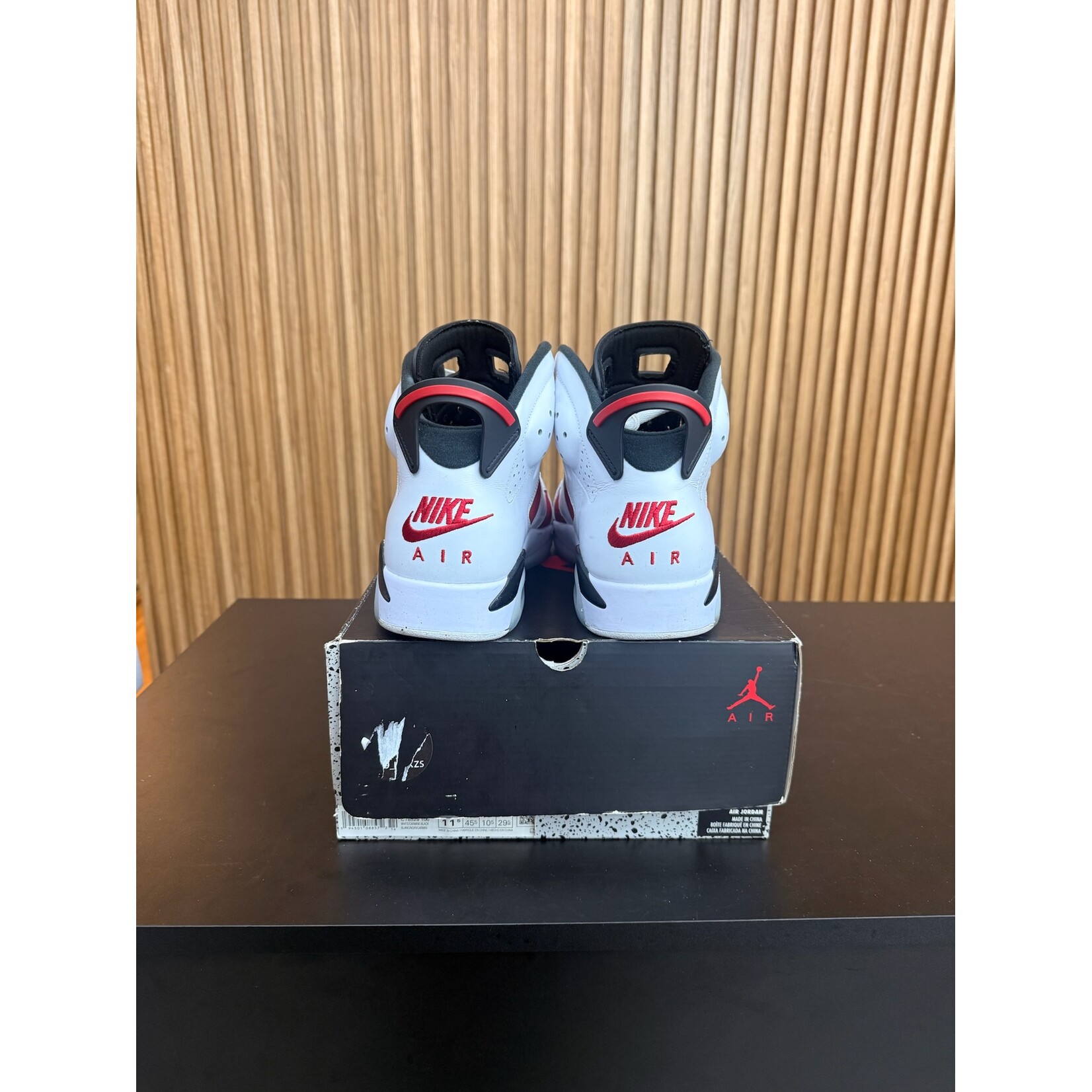 Jordan Jordan 6 Retro Carmine (2021) Size 11.5, PREOWNED*