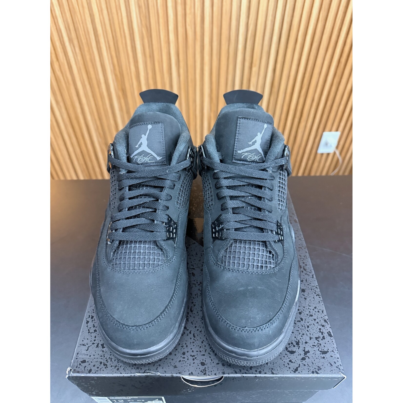 Jordan Jordan 4 Retro Black Cat (2025) Size 12, PREOWNED*
