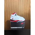 Jordan Jordan 5 Fire Red Black Tongue Size 10.5, PREOWNED*