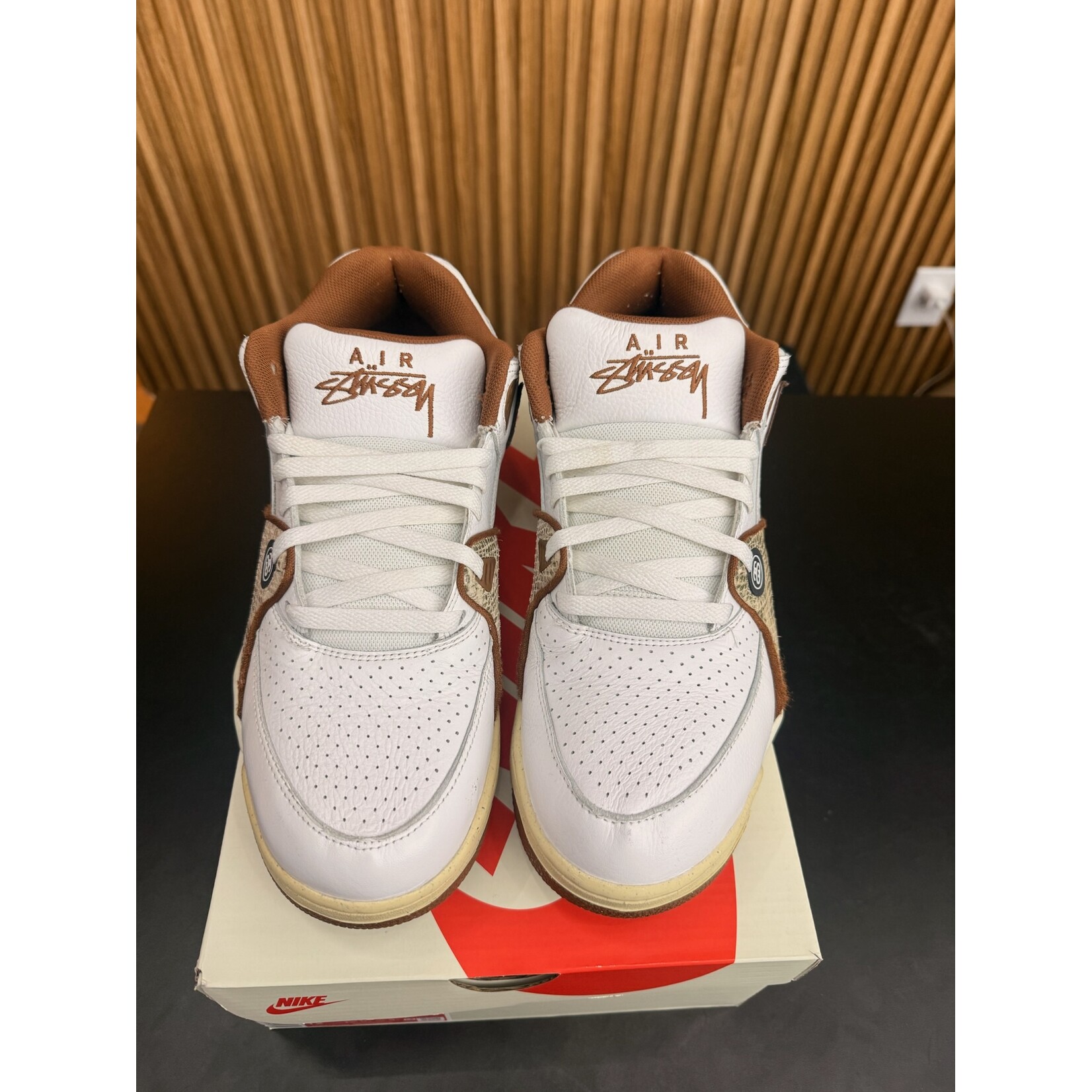 Nike Nike Air Flight '89 Low SP Stussy Pecan Size 10.5, PREOWNED