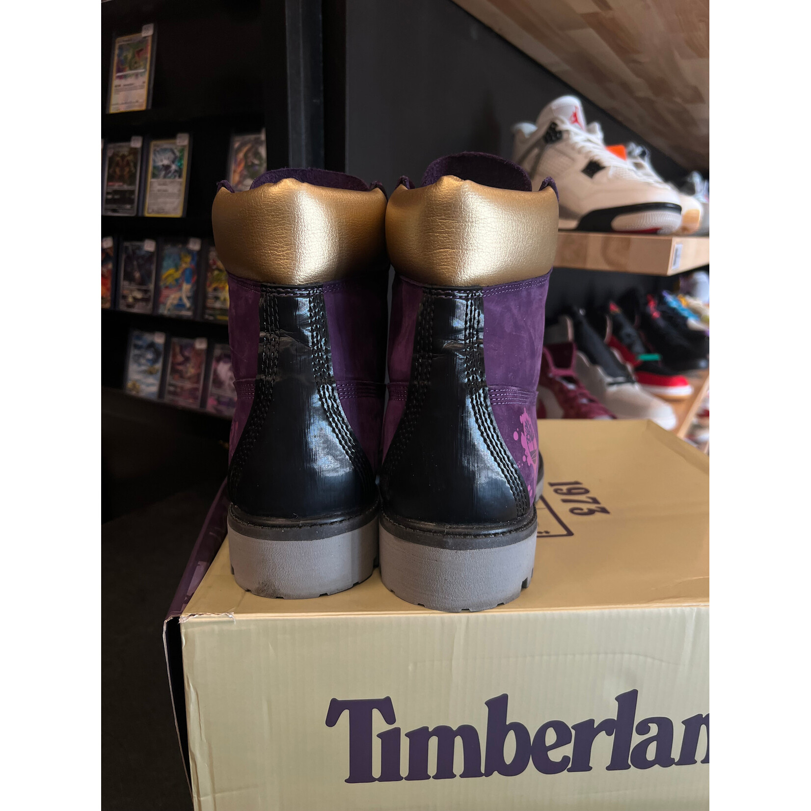 Timberland Timberland Hip Hop Royalty Boot Dark Purple Nubuck Size 8, PREOWNED