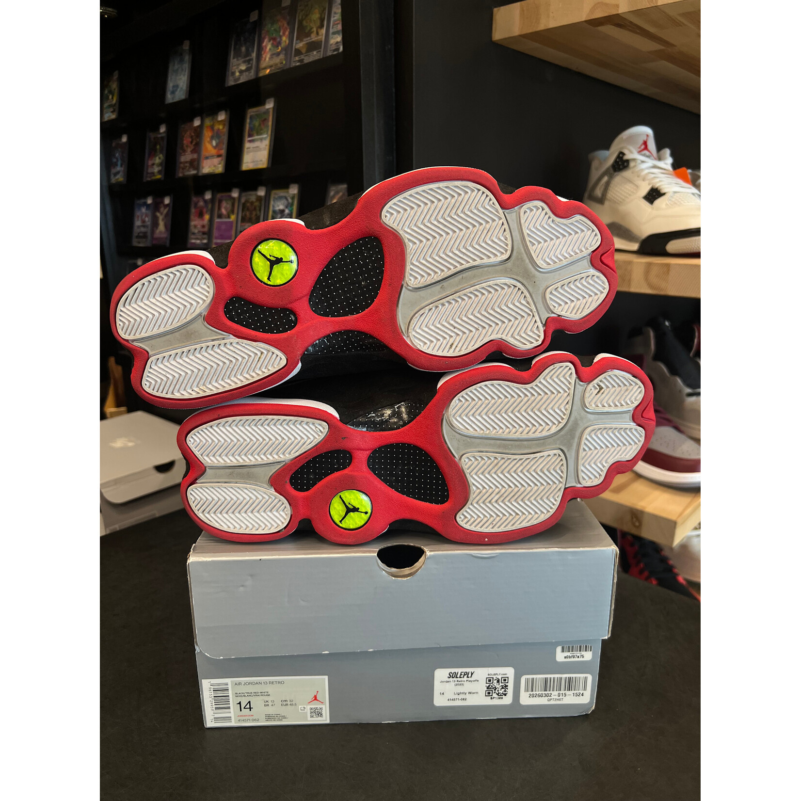 Jordan Jordan 13 Retro Playoffs (2023) Size 14, PREOWNED*