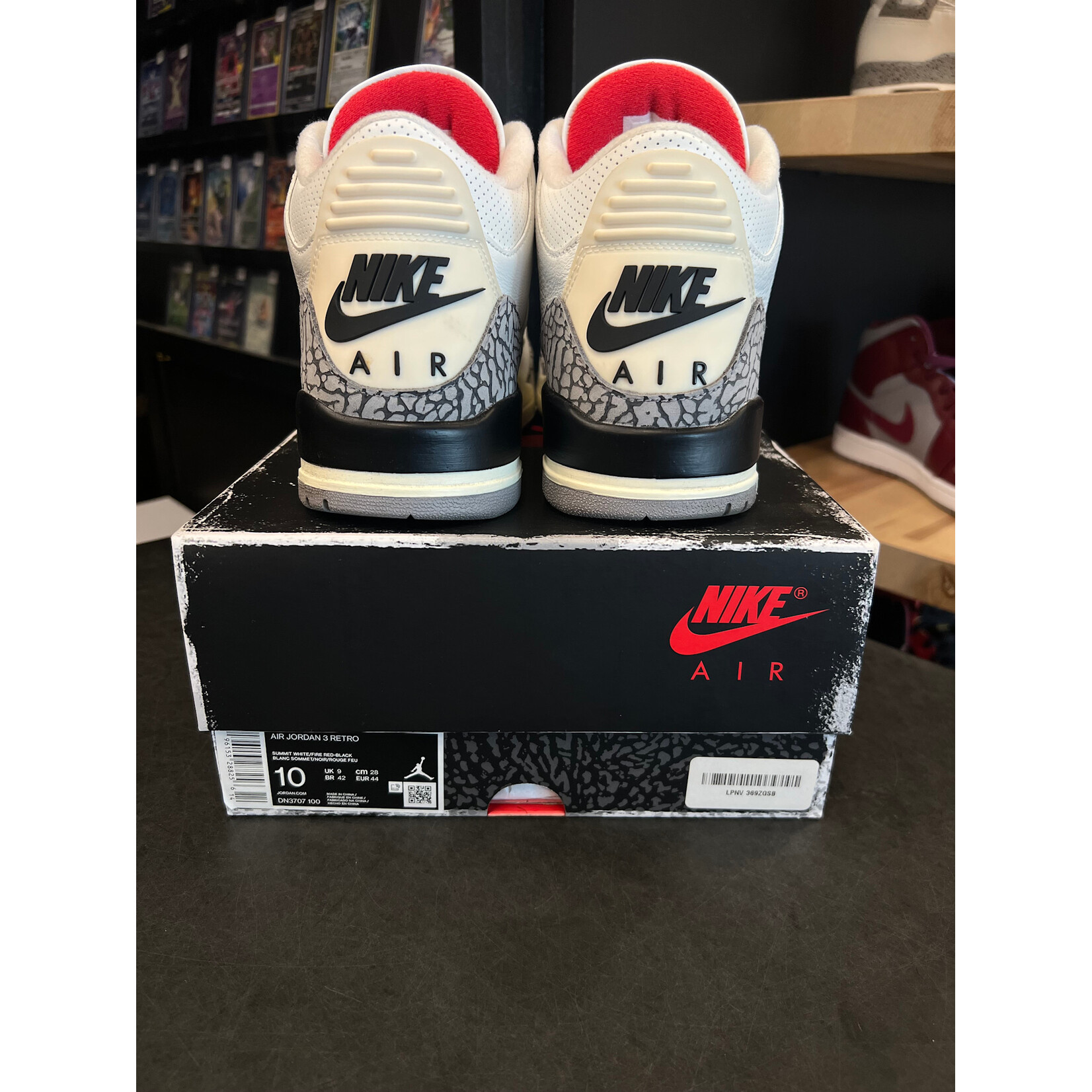 Jordan Jordan 3 Retro White Cement Reimagined Size 10, PREOWNED*