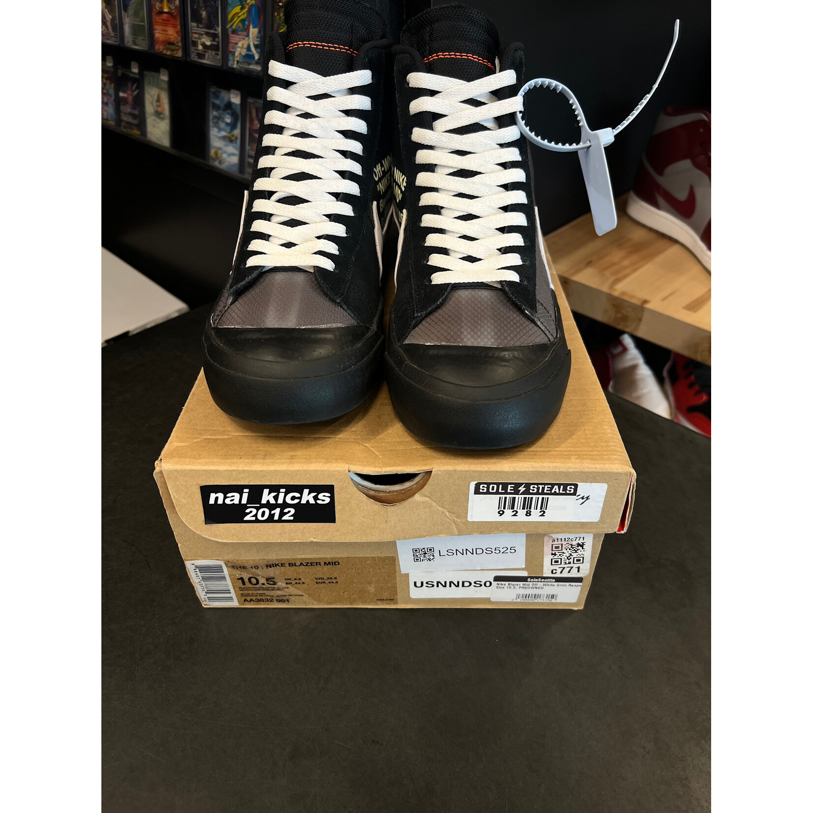 Nike Nike Blazer Mid Off-White Grim Reaper Size 10.5, PREOWNED*