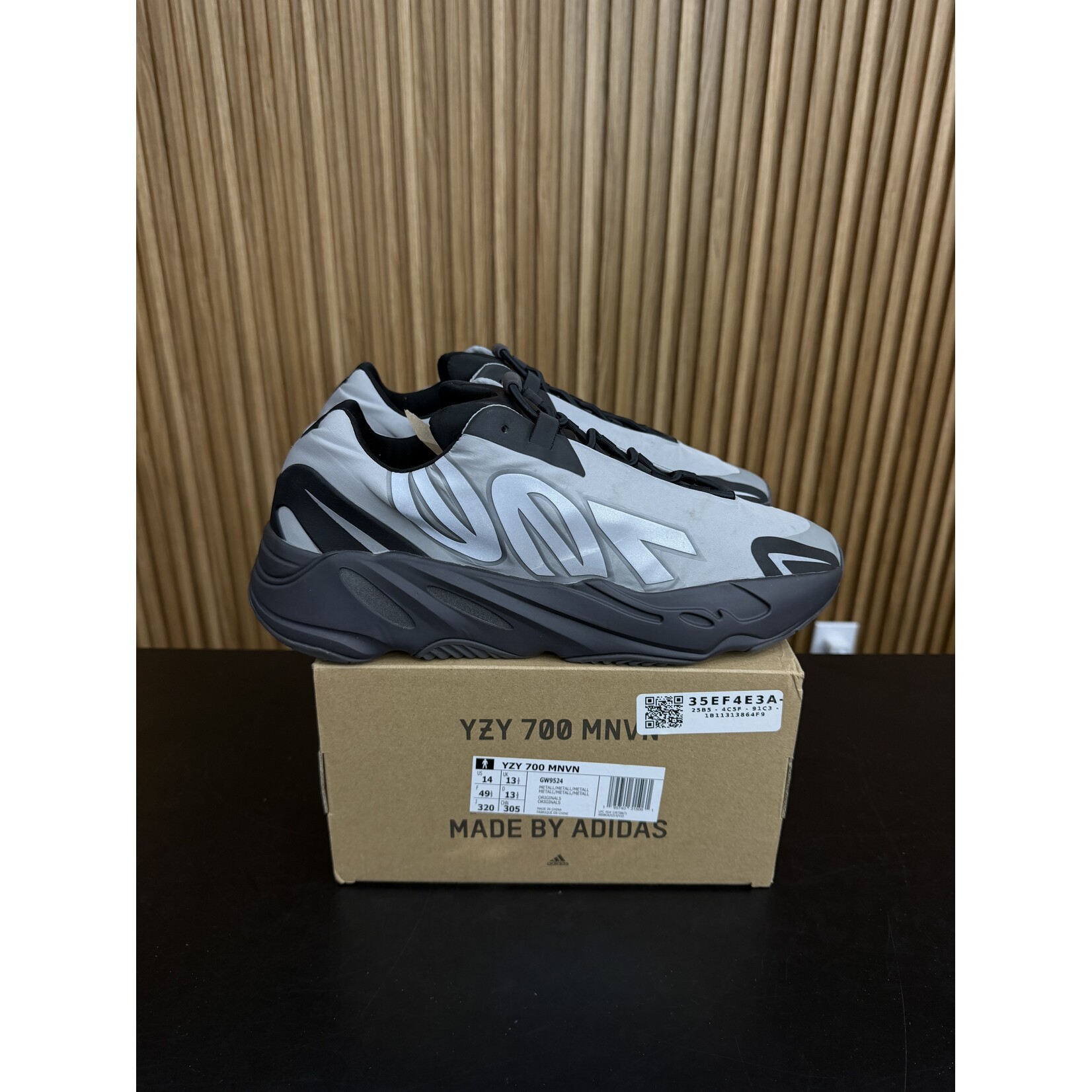 Adidas adidas Yeezy Boost 700 MNVN Metallic Size 14, PREOWNED