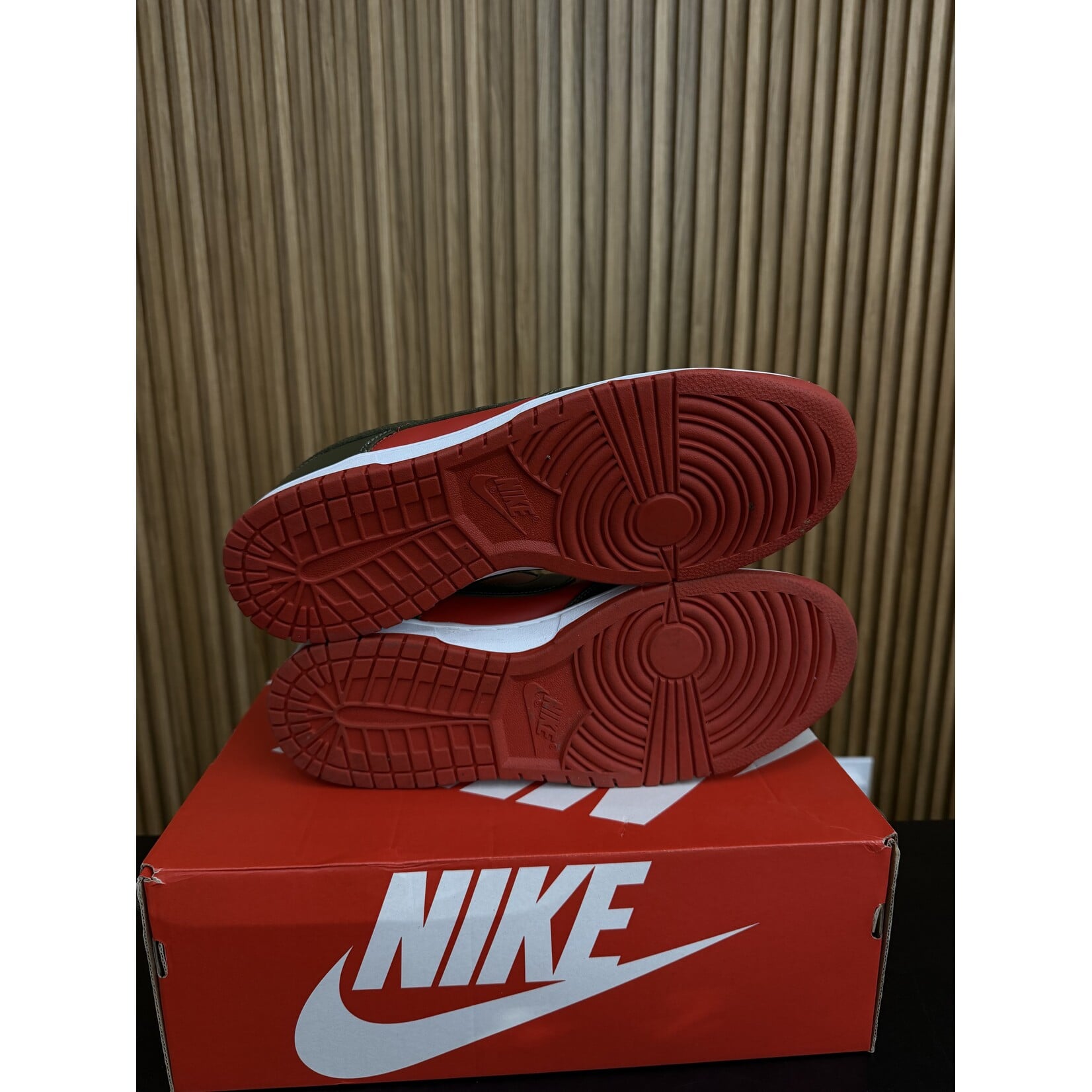 Nike Nike Dunk Low Mystic Red Cargo Khaki Size 13, PREOWNED
