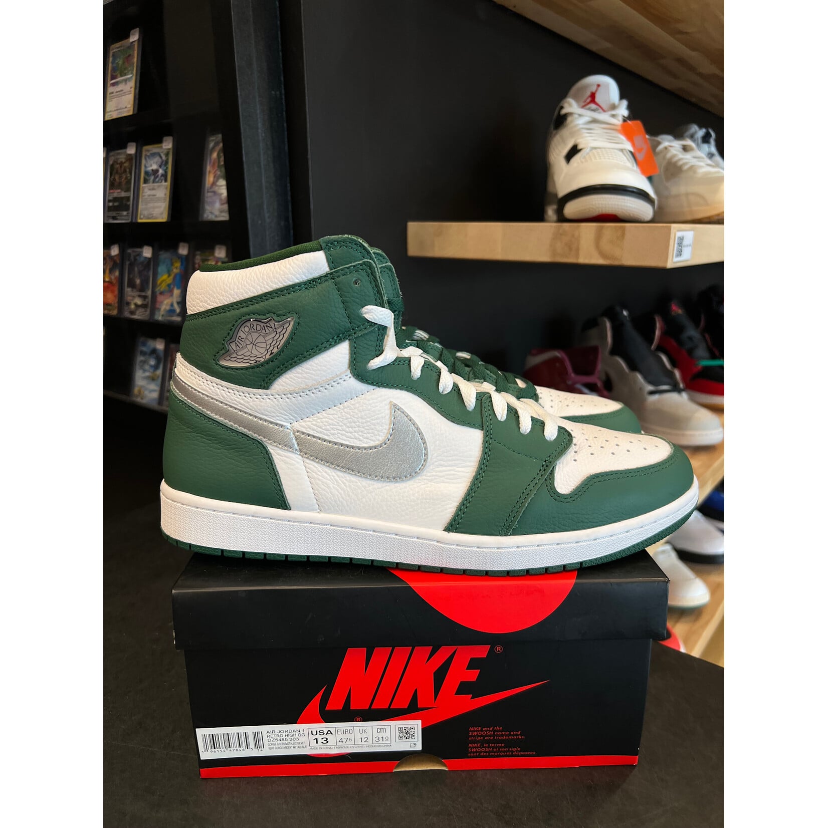 Jordan Jordan 1 Retro High OG Gorge Green Size 13, PREOWNED*