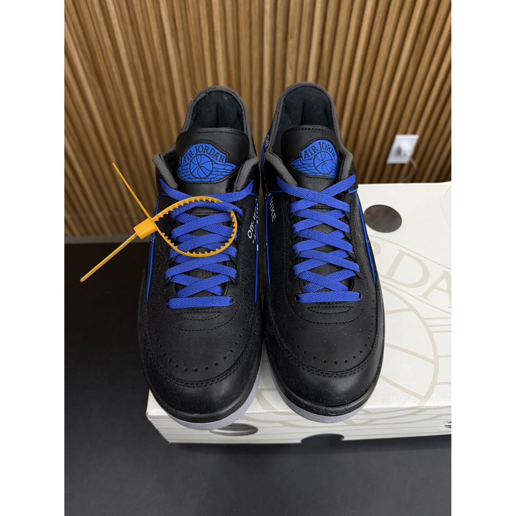 Jordan Jordan 2 Retro Low SP Off-White Black Blue Size 11.5, PREOWNED*