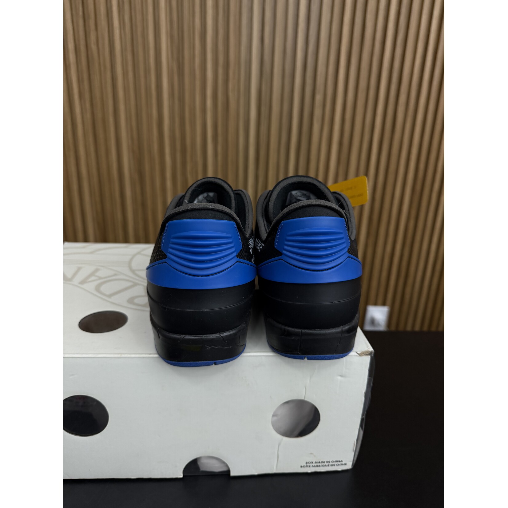 Jordan Jordan 2 Retro Low SP Off-White Black Blue Size 11.5, PREOWNED*