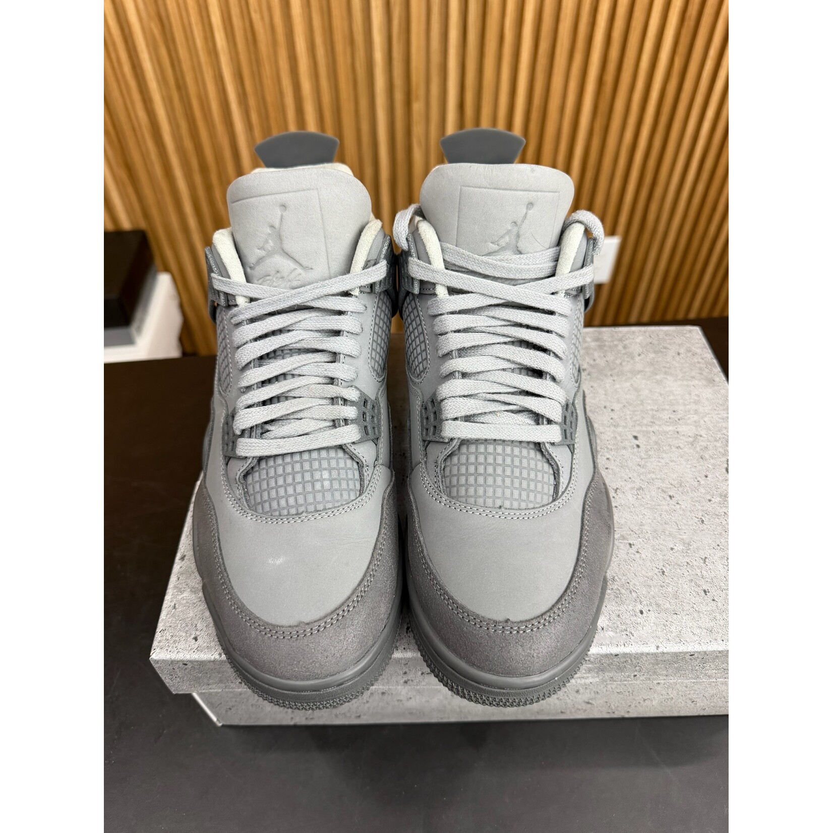 Jordan Jordan 4 Retro SE Paris Olympics Wet Cement Size 9, PREOWNED*