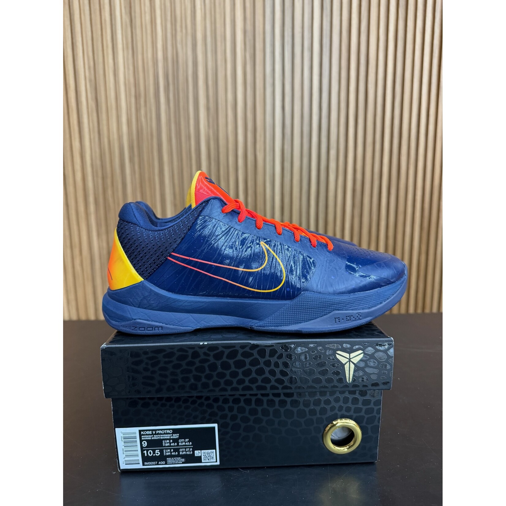 Nike Nike Kobe 5 Protro Caitlin Clark Indiana Fever Size 9, PREOWNED*