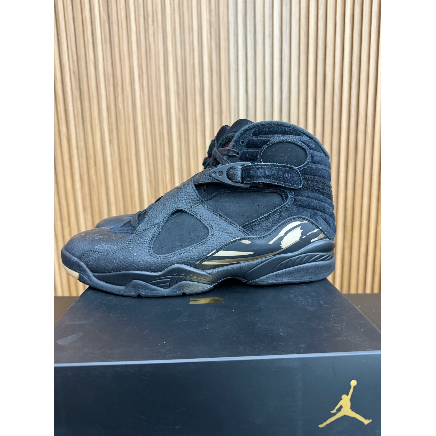Jordan Jordan 8 Retro OVO Black Size 14, PREOWNED*