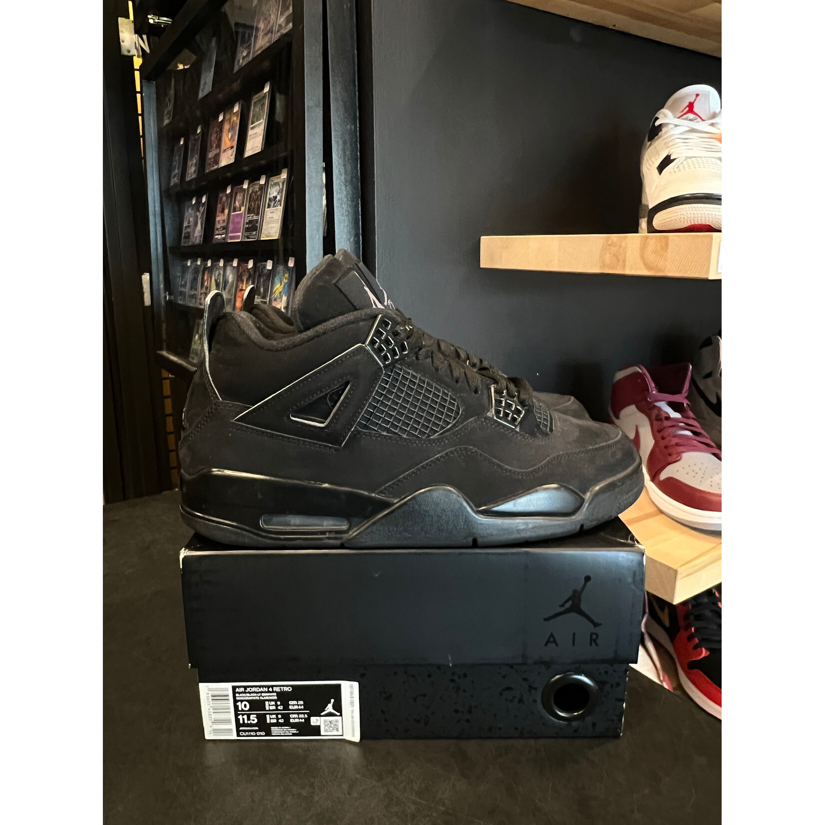 Jordan Jordan 4 Retro Black Cat (2020) Size 10, PREOWNED