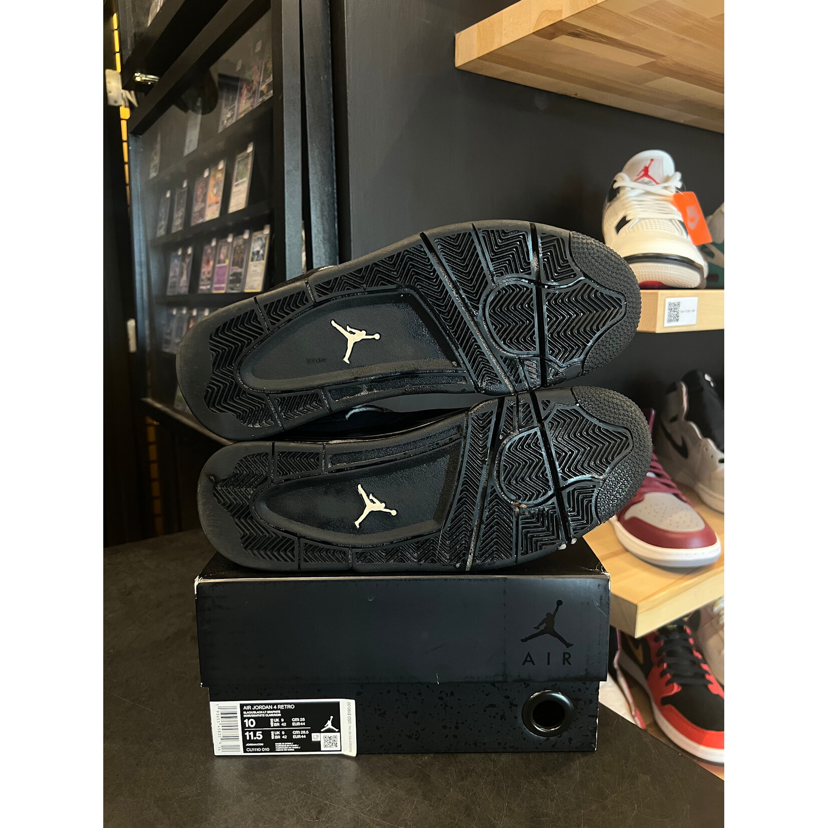Jordan Jordan 4 Retro Black Cat (2020) Size 10, PREOWNED