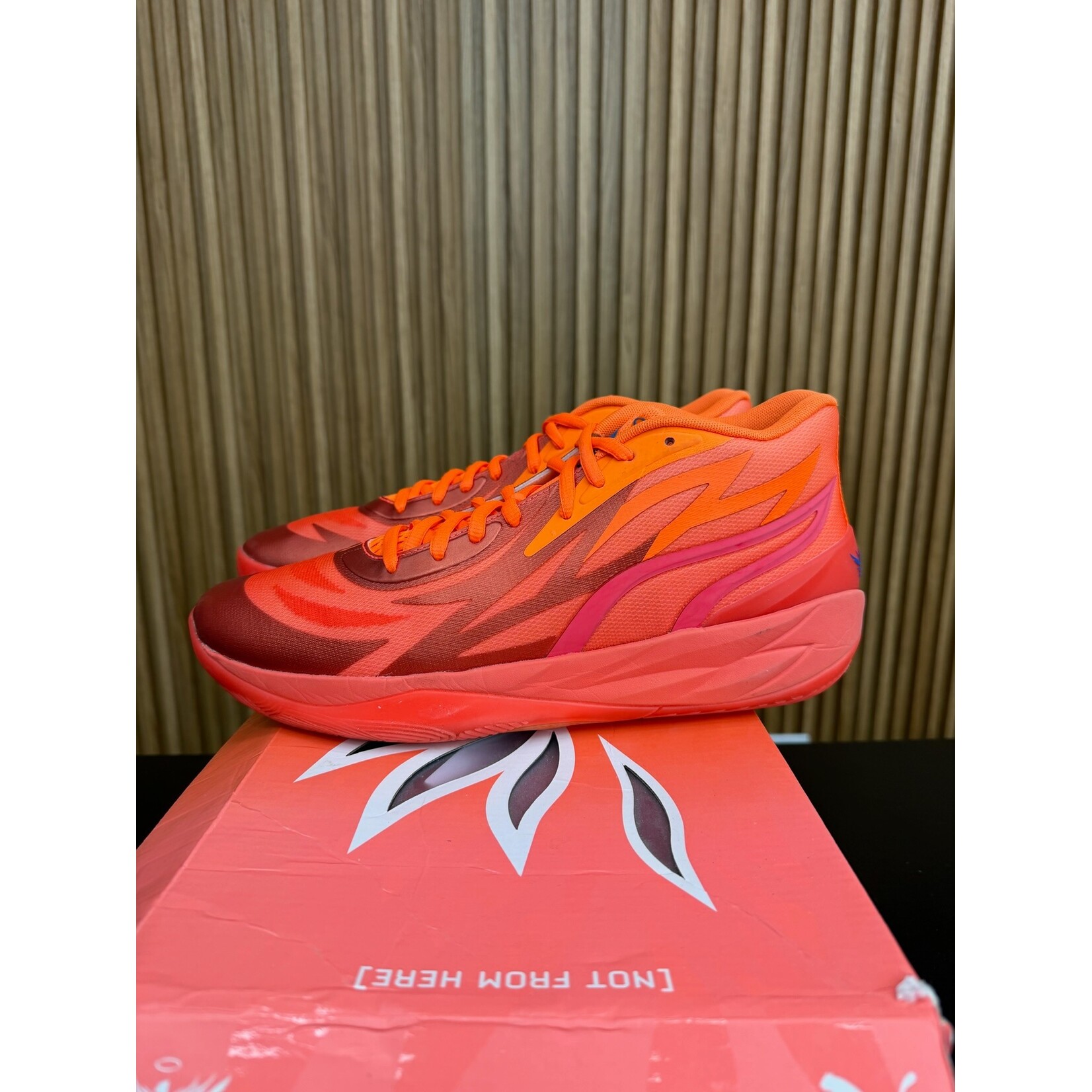 Puma Puma LaMelo Ball MB.02 Supernova Size 13, PREOWNED DAMAGED BOX