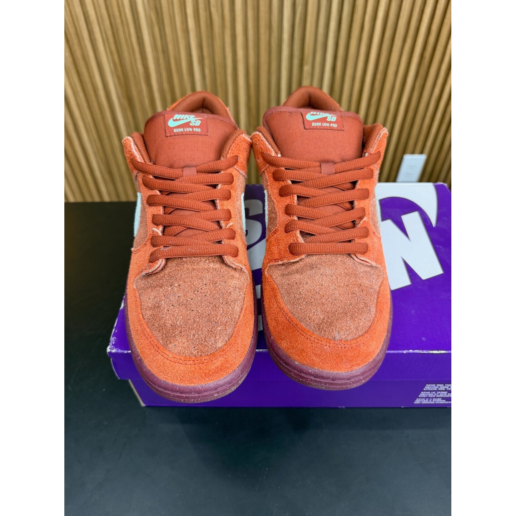 Nike Nike SB Dunk Low Mystic Red Rosewood Size 13, PREOWNED