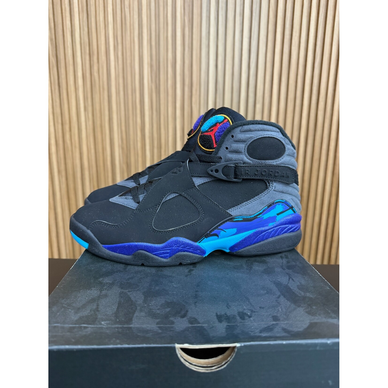 Jordan Jordan 8 Retro Aqua (2015) Size 9.5, PREOWNED*
