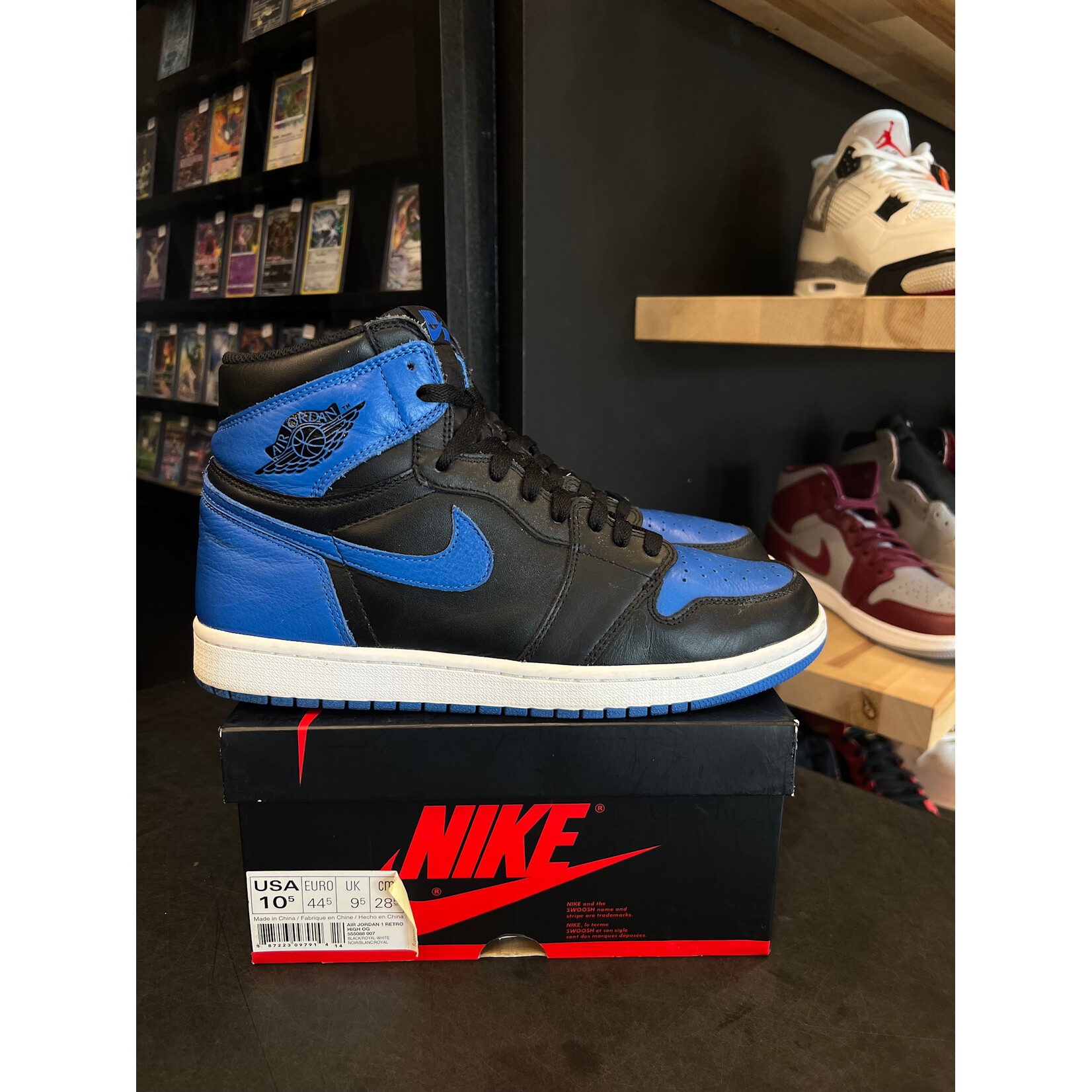 Jordan Jordan 1 Retro Royal (2017) Size 10.5, PREOWNED