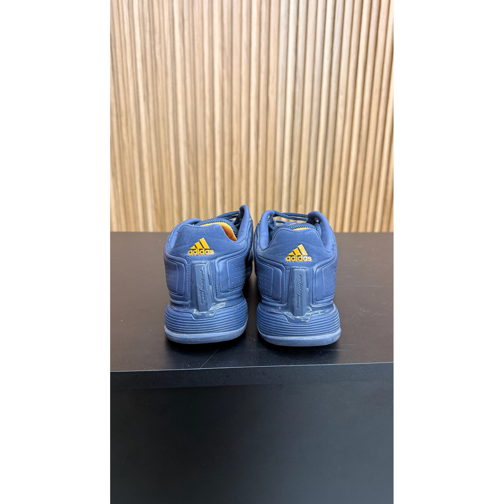 Adidas Adidas Adipower Barricade Navy/Orange Size 8.5, PREOWNED NO BOX