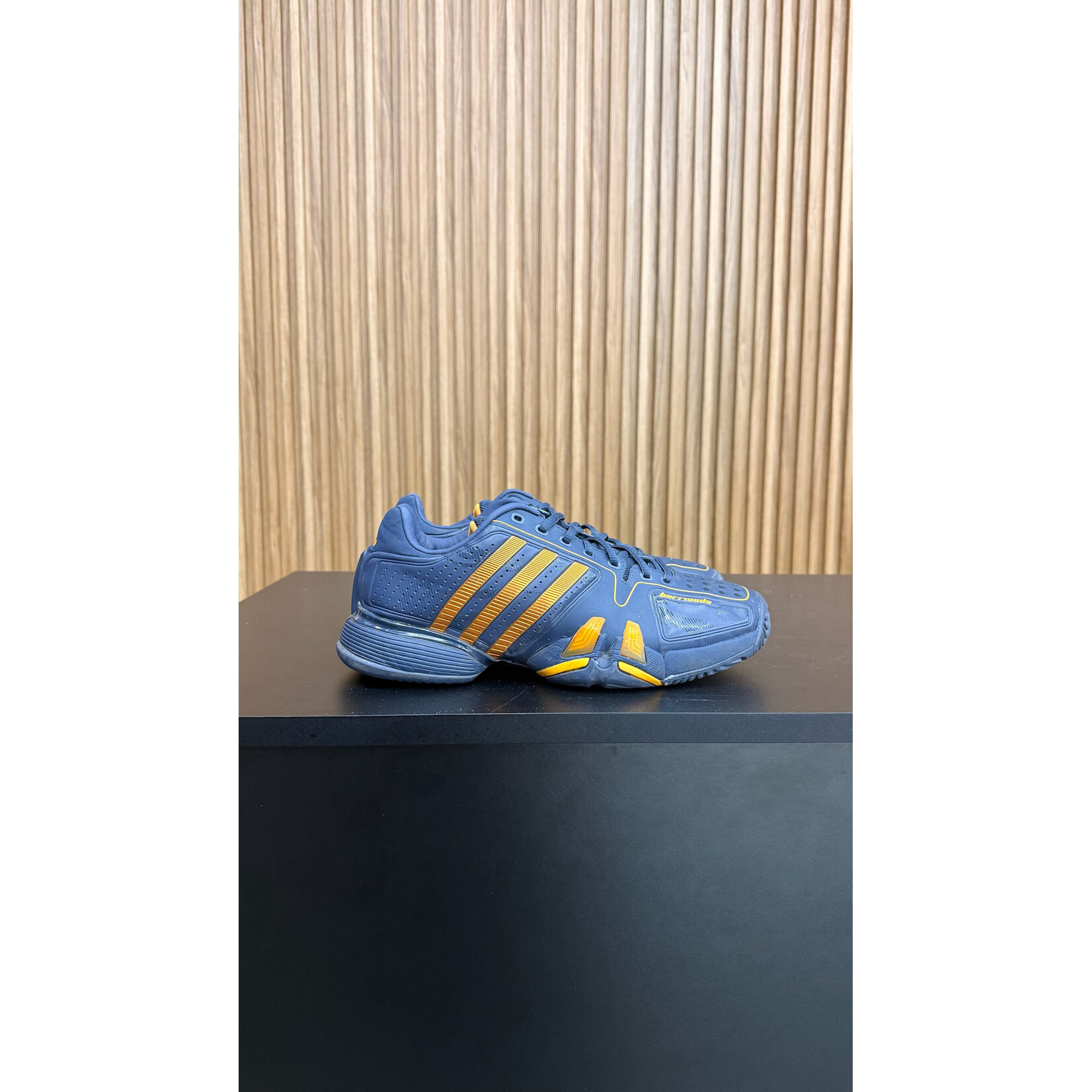 Adidas Adidas Adipower Barricade Navy/Orange Size 8.5, PREOWNED NO BOX