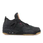 Jordan Jordan 4 Retro Levi's Black (Levi's Tag) Size 10, DS BRAND NEW*