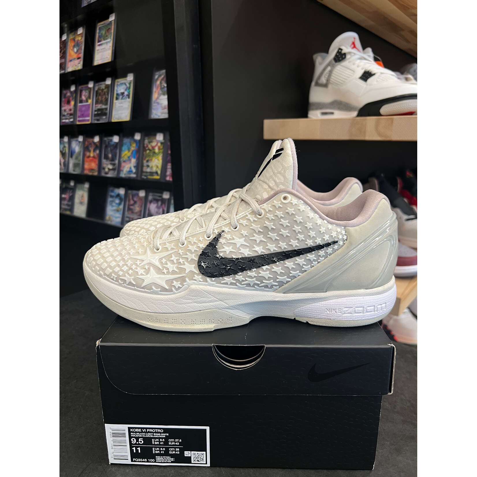 Nike Nike Kobe 6 Protro Sail All-Star Size 9.5, PREOWNED*