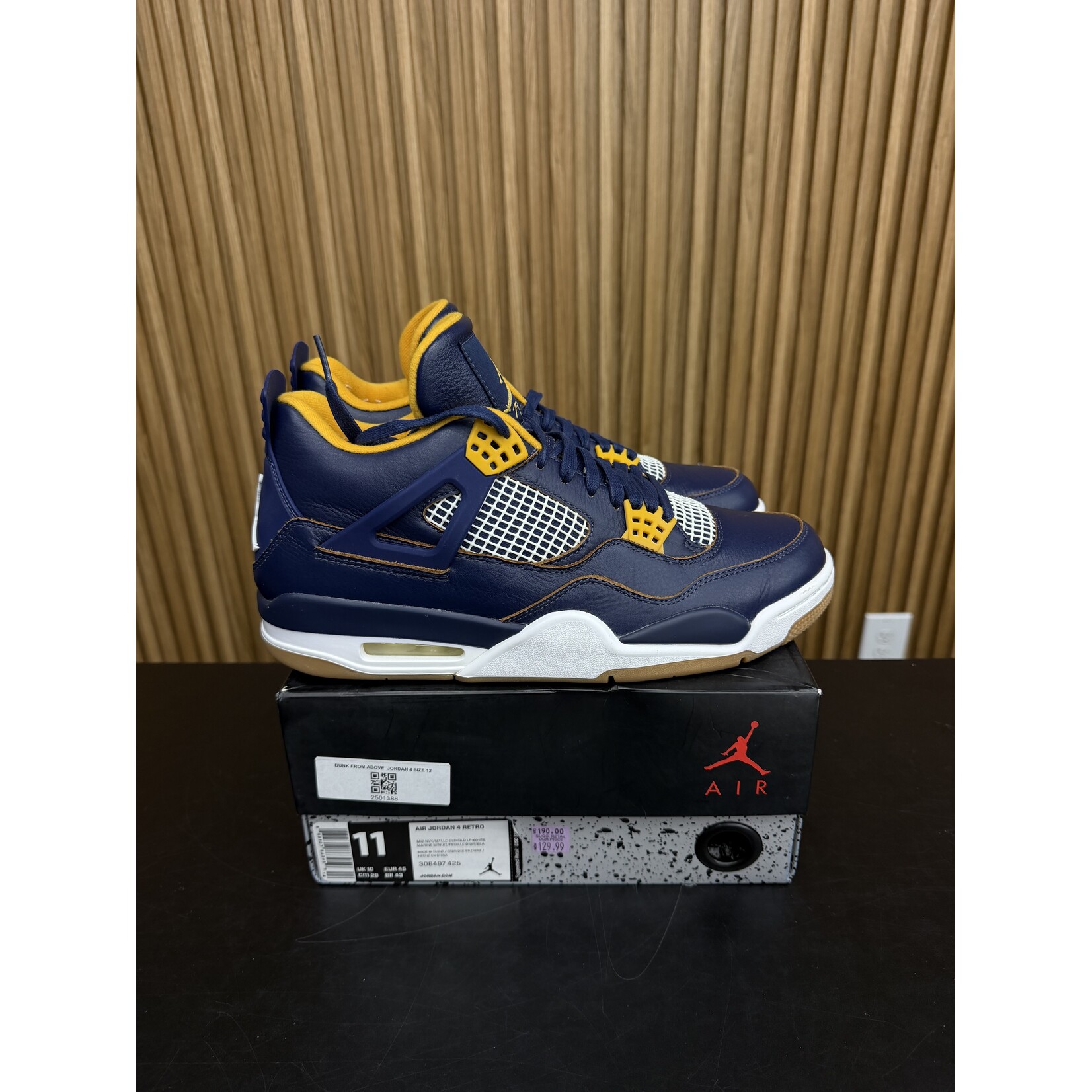 Jordan Jordan 4 Retro Dunk From Above Size 11, PREOWNED