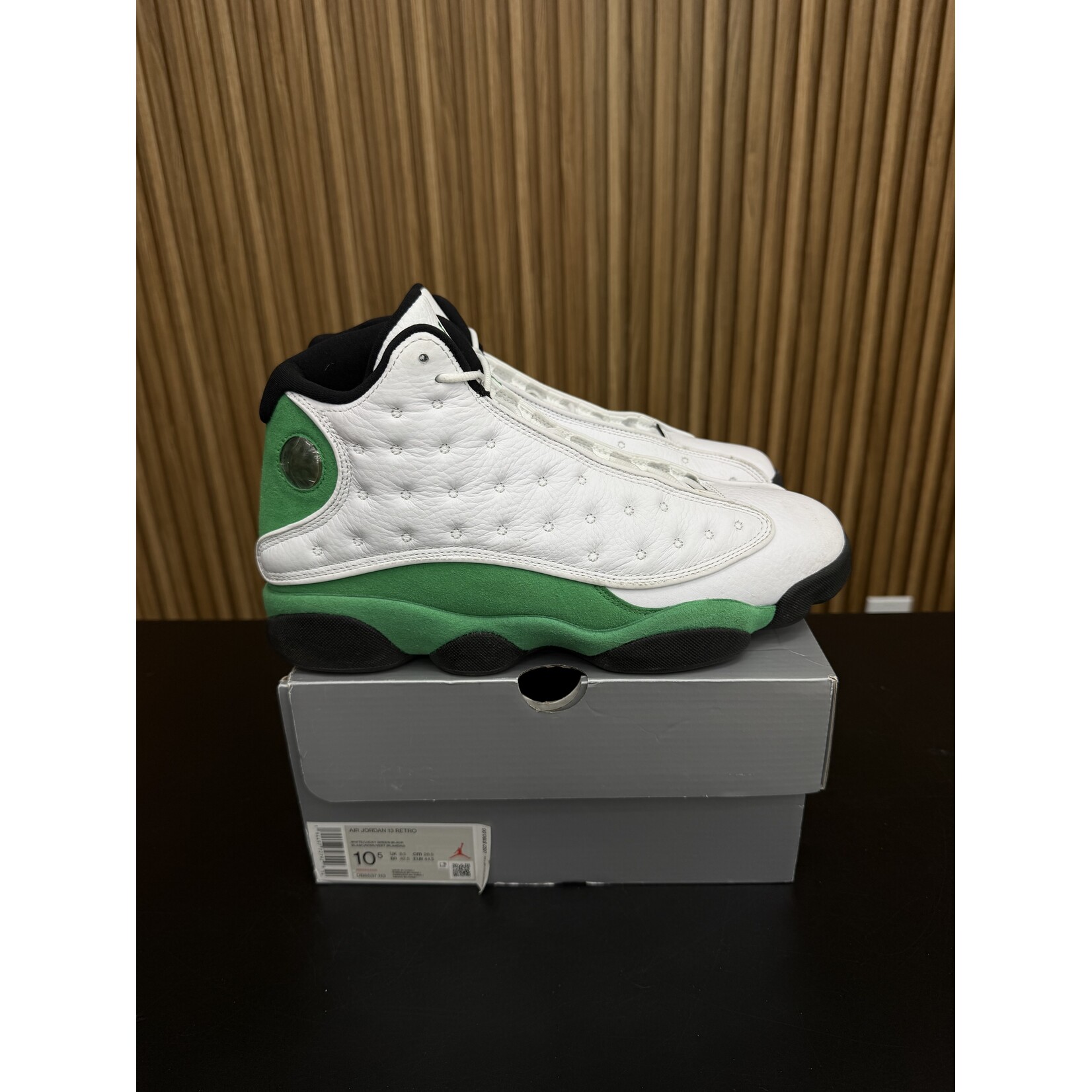 Jordan Jordan 13 Retro White Lucky Green Size 10.5, PREOWNED*