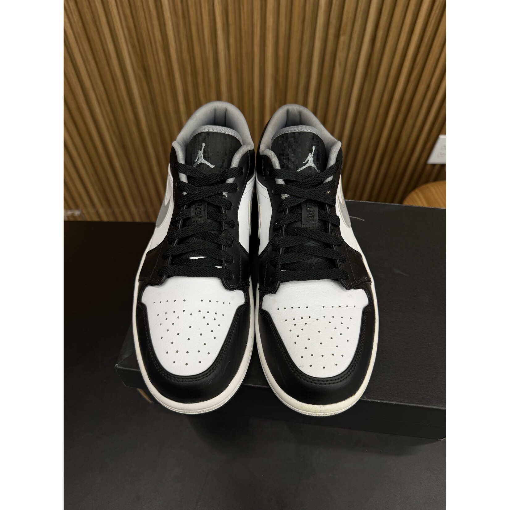 Jordan Jordan 1 Low Black White Grey Size 10, PREOWNED