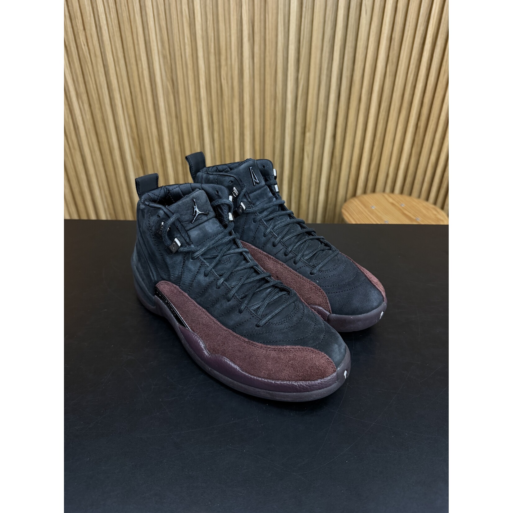 Jordan Jordan 12 Retro SP A Ma Maniére Black (Women's) Size 10.5W, PREOWNED NO BOX*